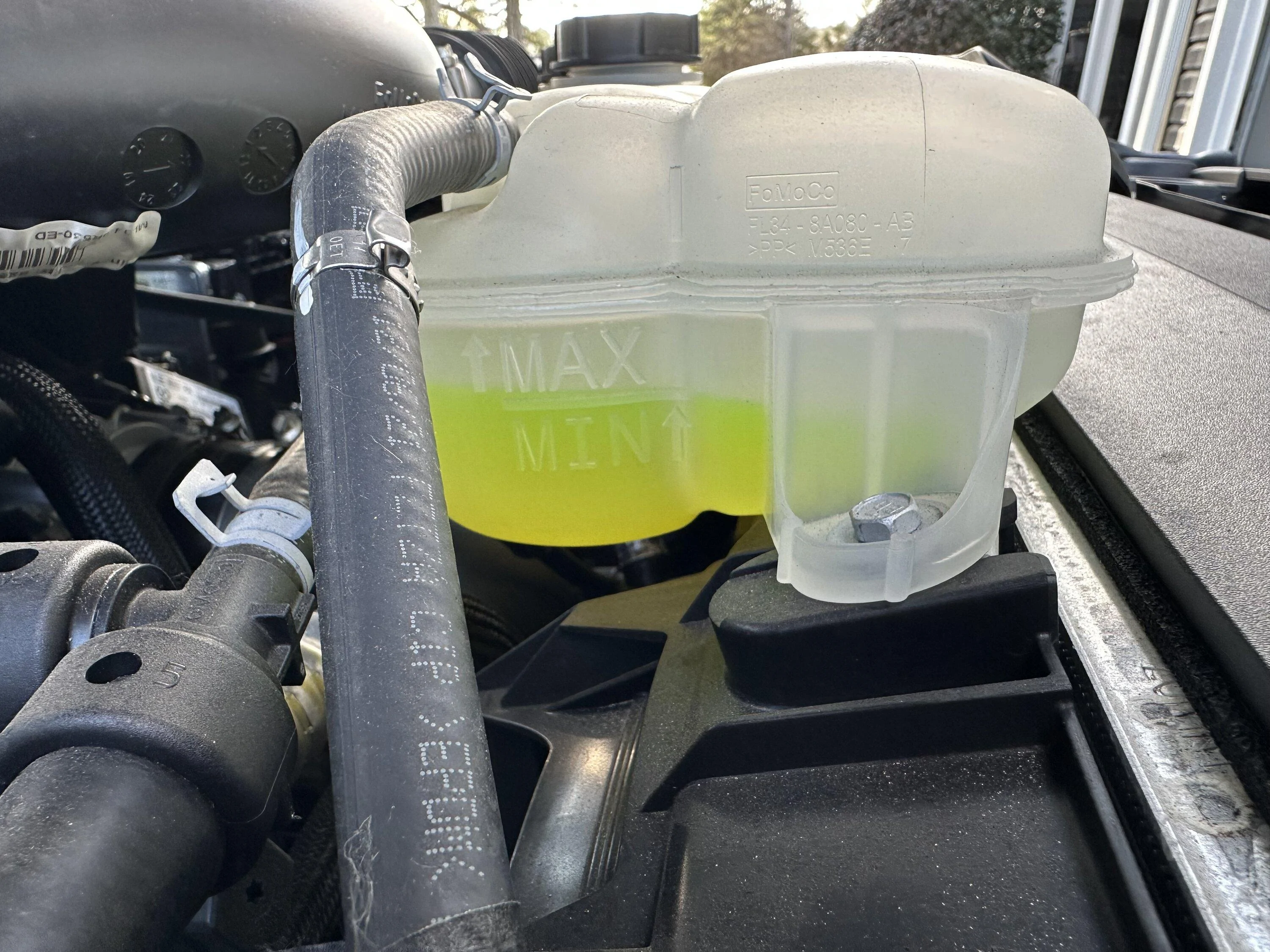 Ford F-150 Coolant low and changing color IMG_5581
