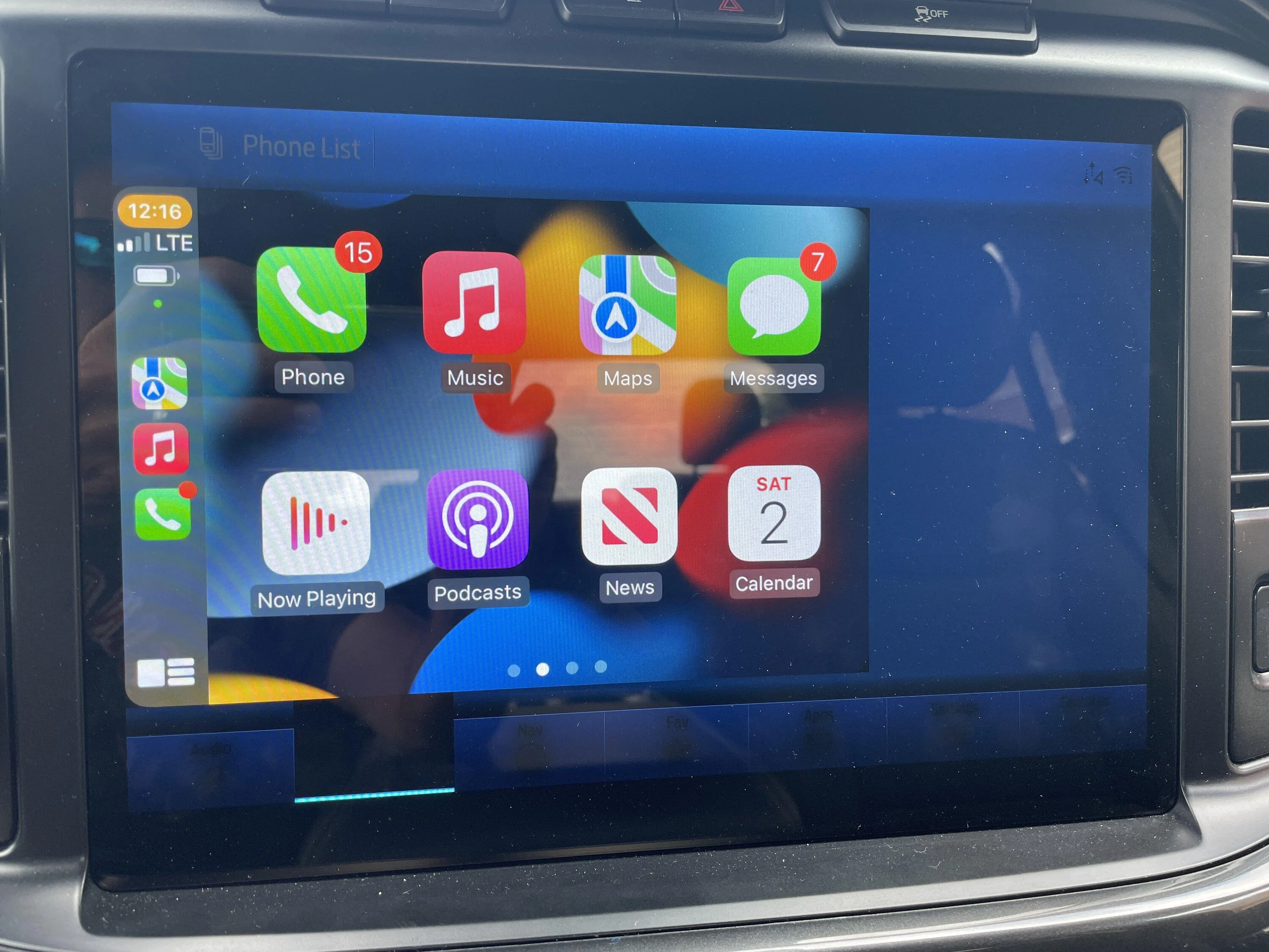 Ford F-150 Screen issues on 12 inch screen IMG_5704