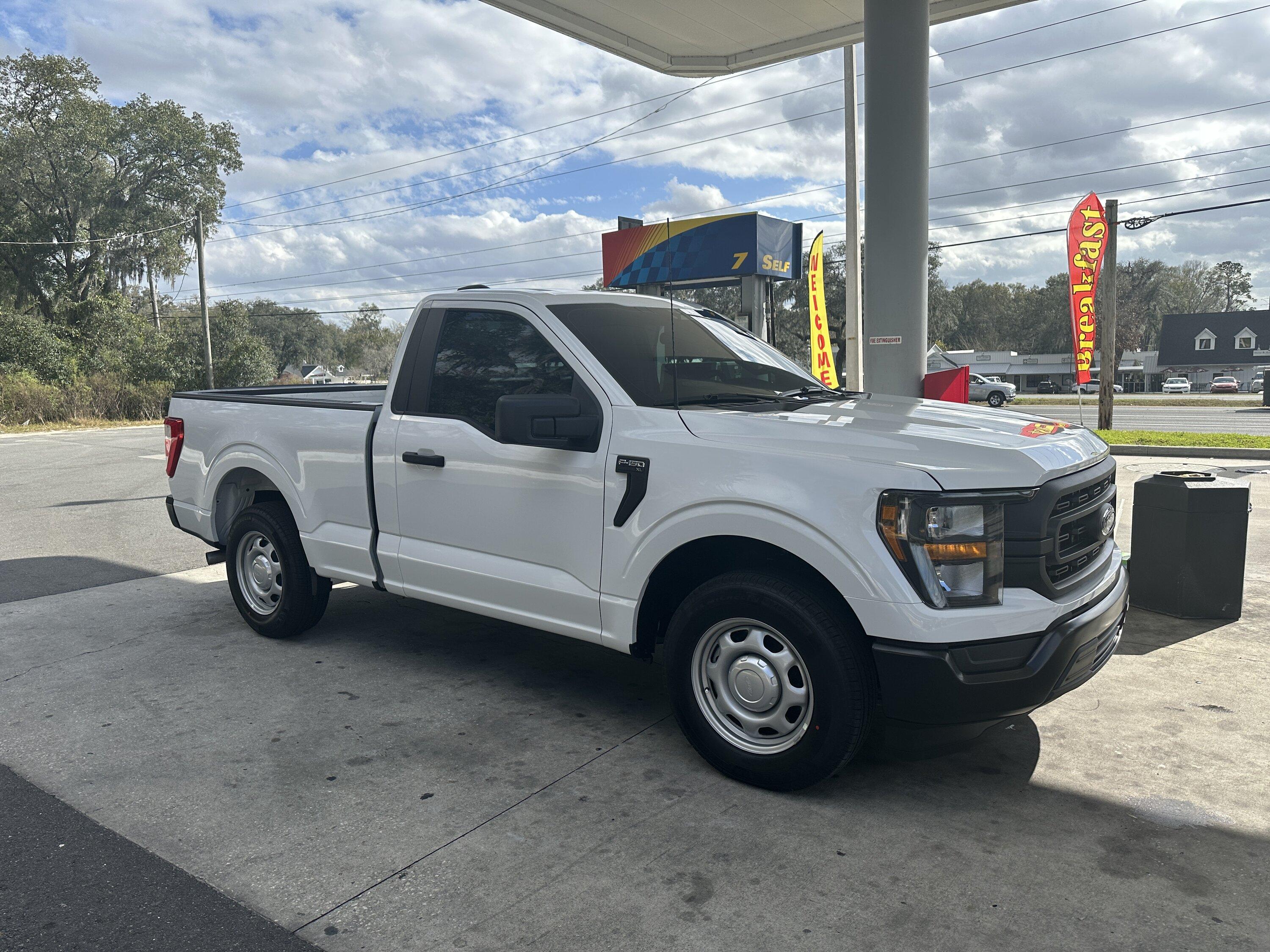 Ford F-150 2023 scsb 5.0 slow speeds deceleration vibration (pinion angle or trans)? IMG_5708