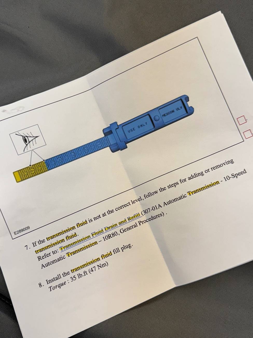 Ford F-150 Powerboost transmission drain and fill IMG_5816