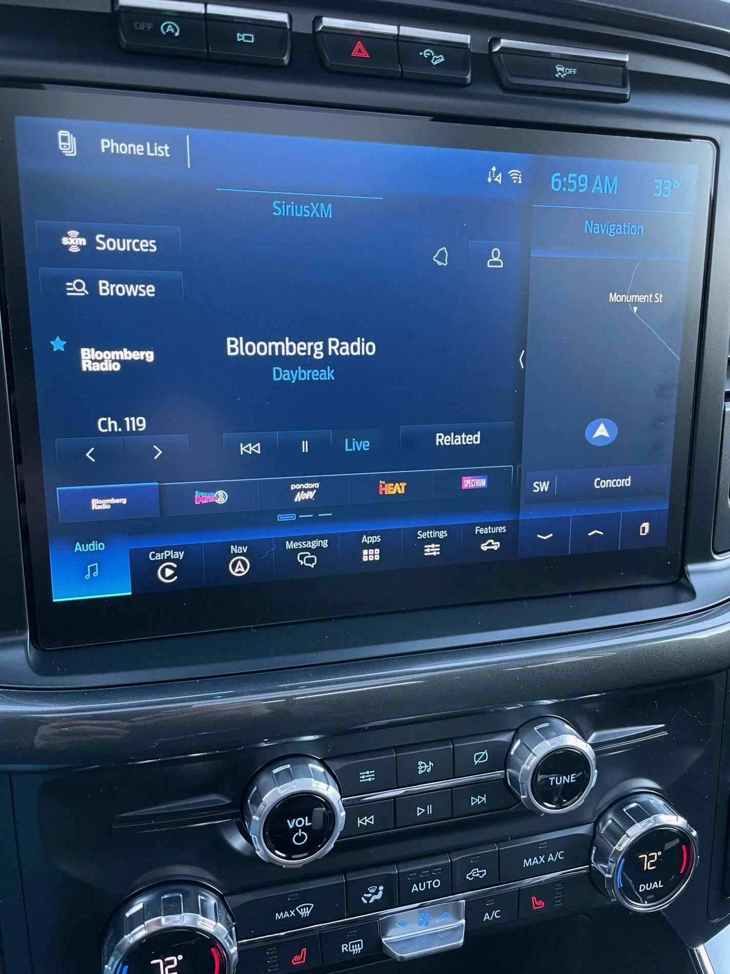 Ford F-150 12" Screen Usage - So why are XM preset station logos so small? IMG_5841