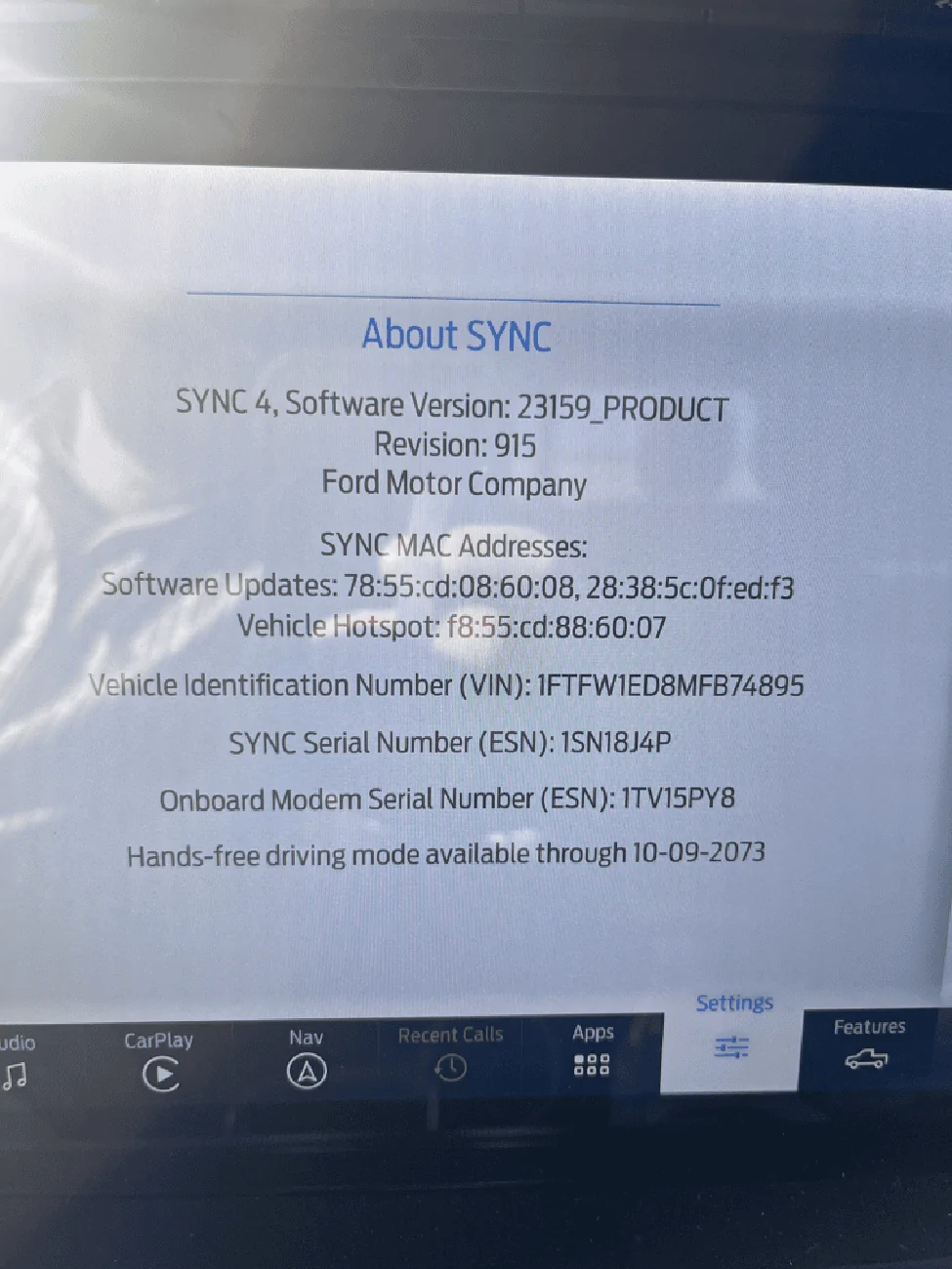 Ford F-150 Do I have BlueCruise? IMG_5890