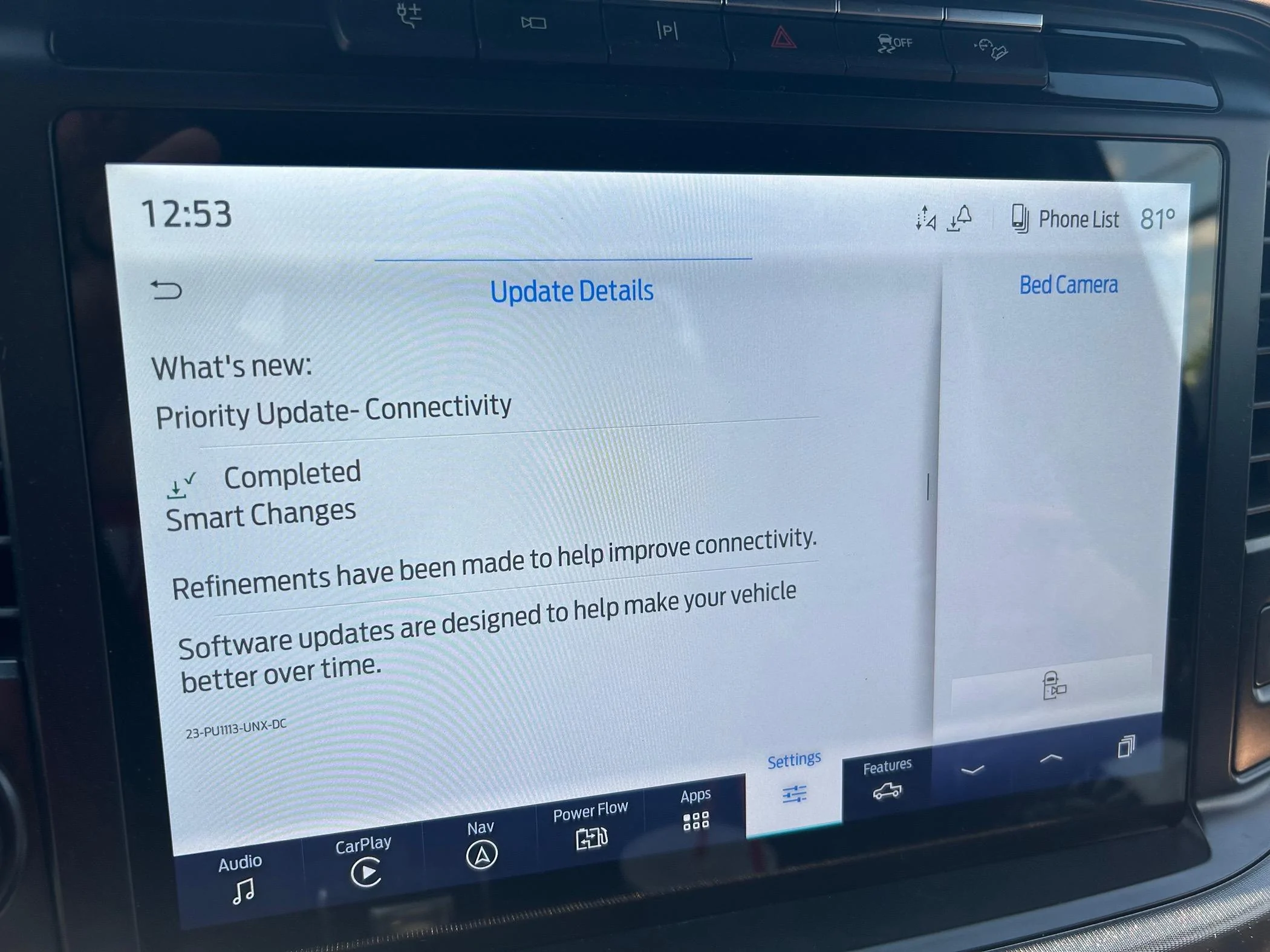Ford F-150 Persistent Phantom Notification IMG_5923