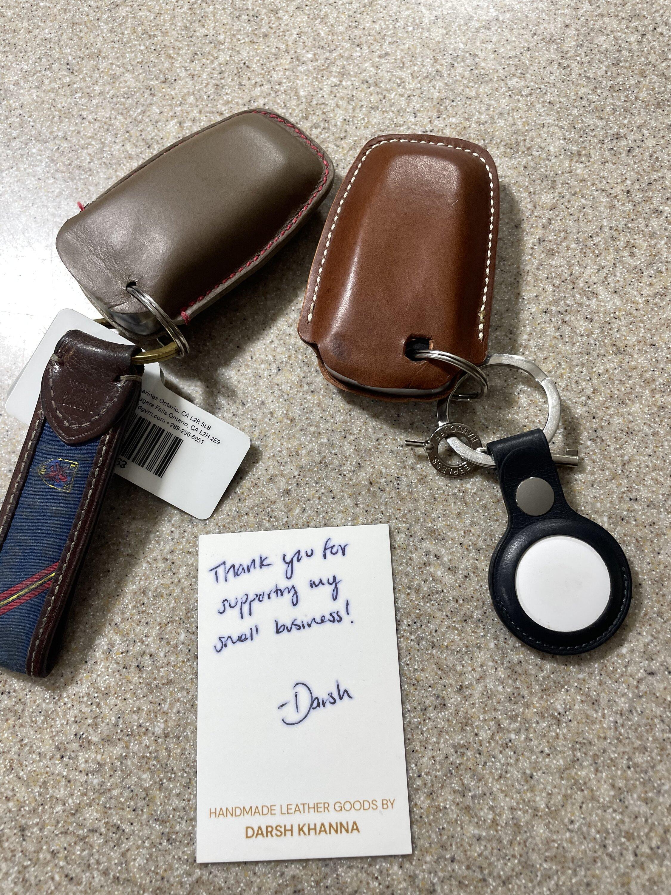 Ford F-150 Color matched leather key fob covers IMG_6006