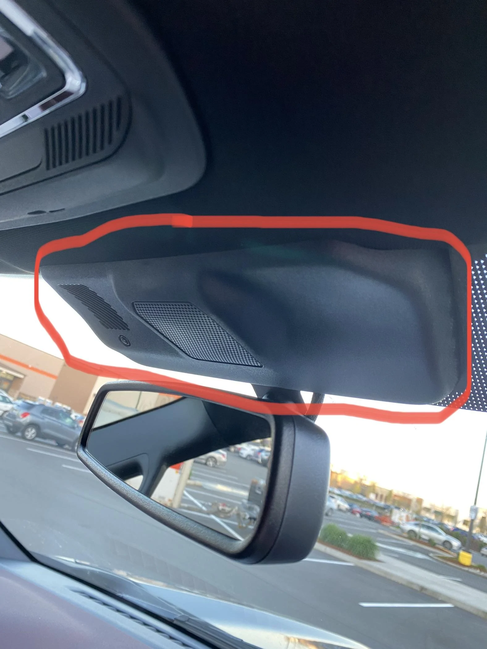 Ford F-150 Plastic panel above the rear view mirror removal ? IMG_6194