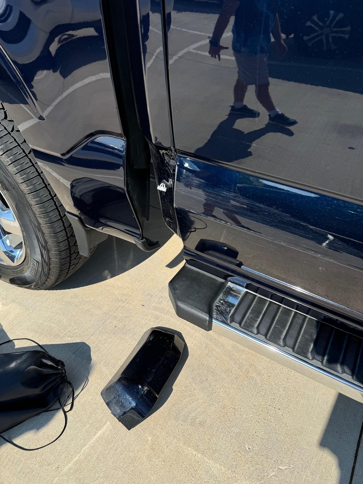 Ford F-150 Right lower cab corner IMG_6243