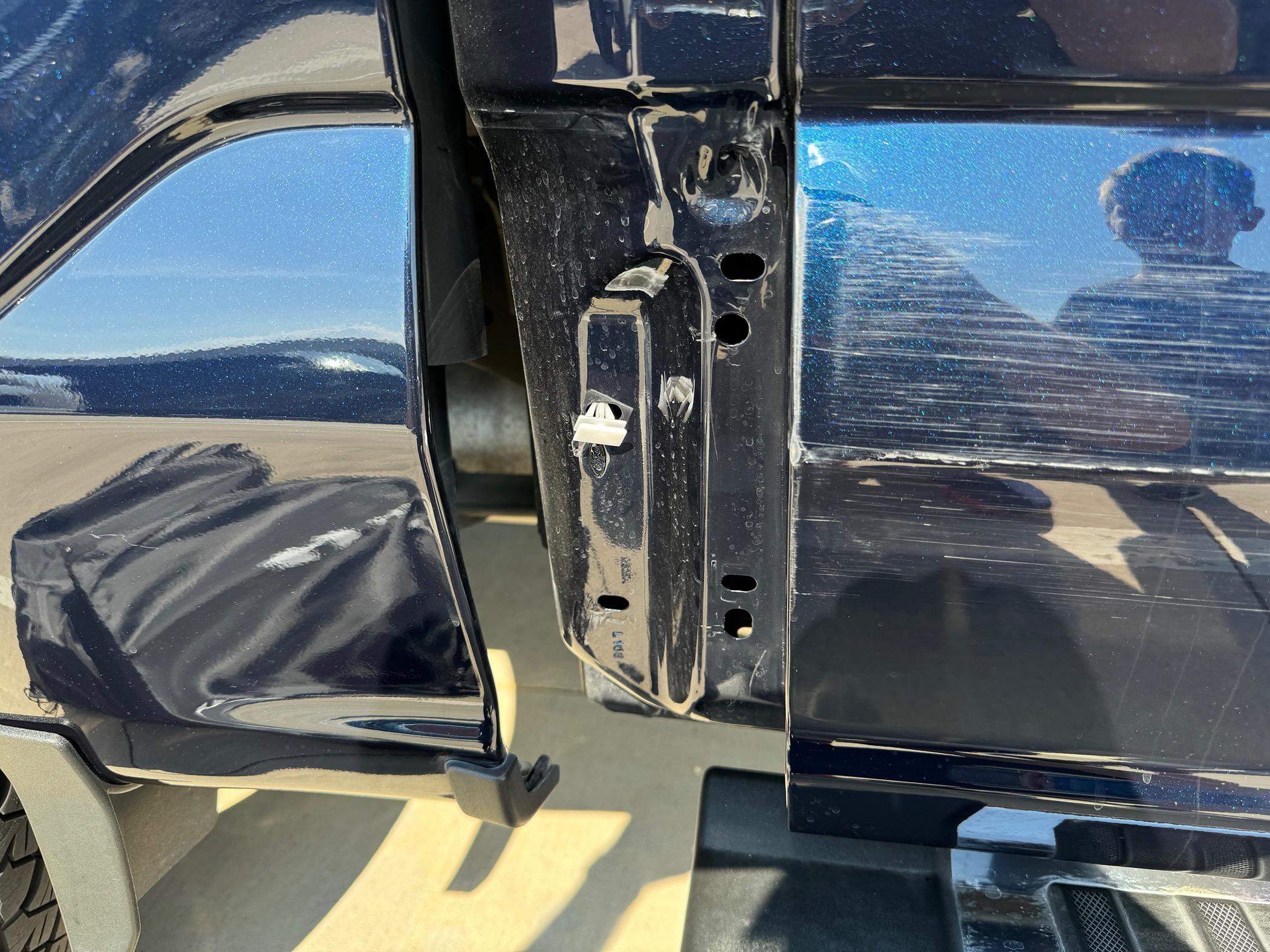 Ford F-150 Right lower cab corner IMG_6245