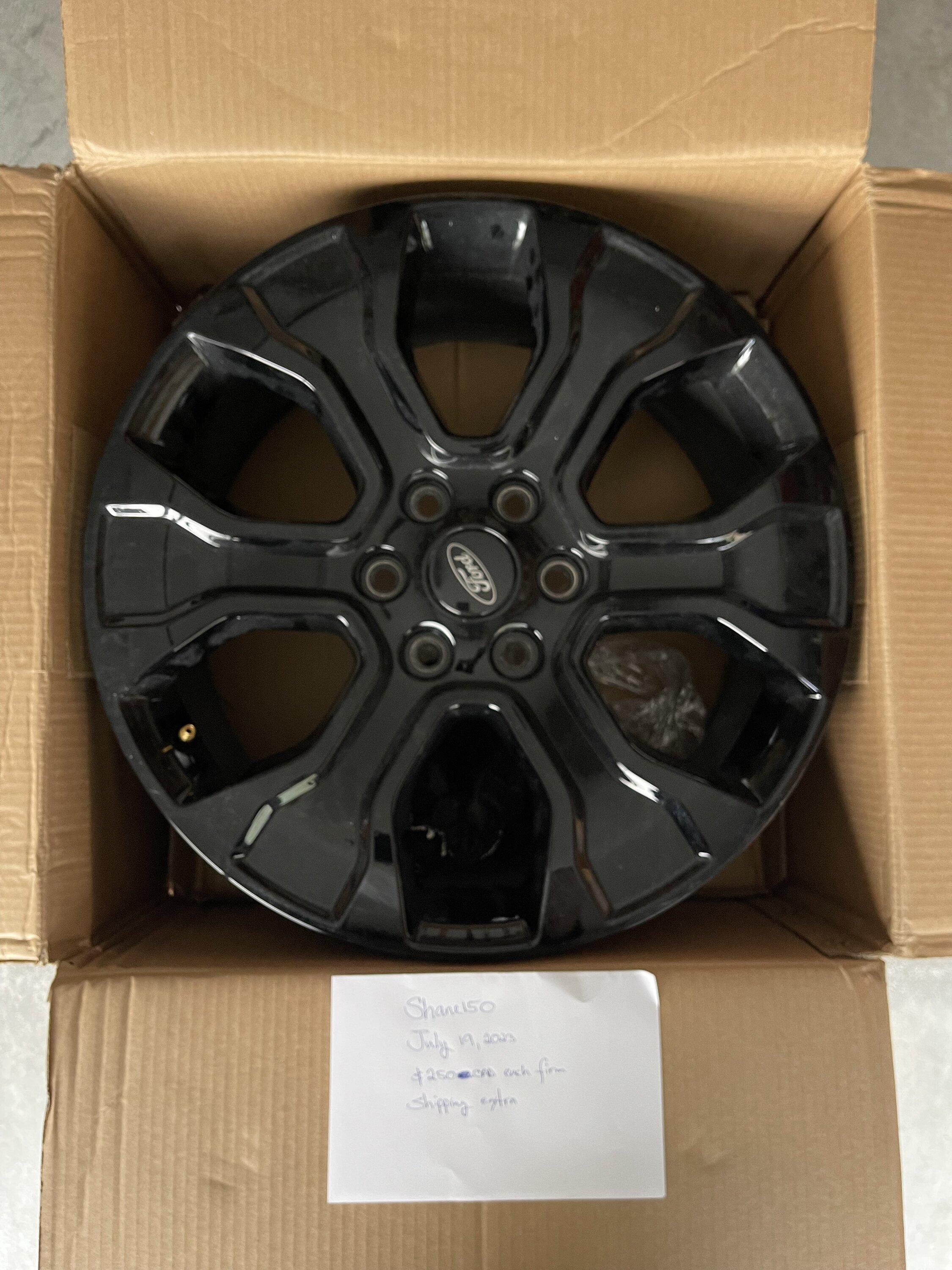 Ford F-150 20" wheels from 2023 Platinum PB IMG_6254