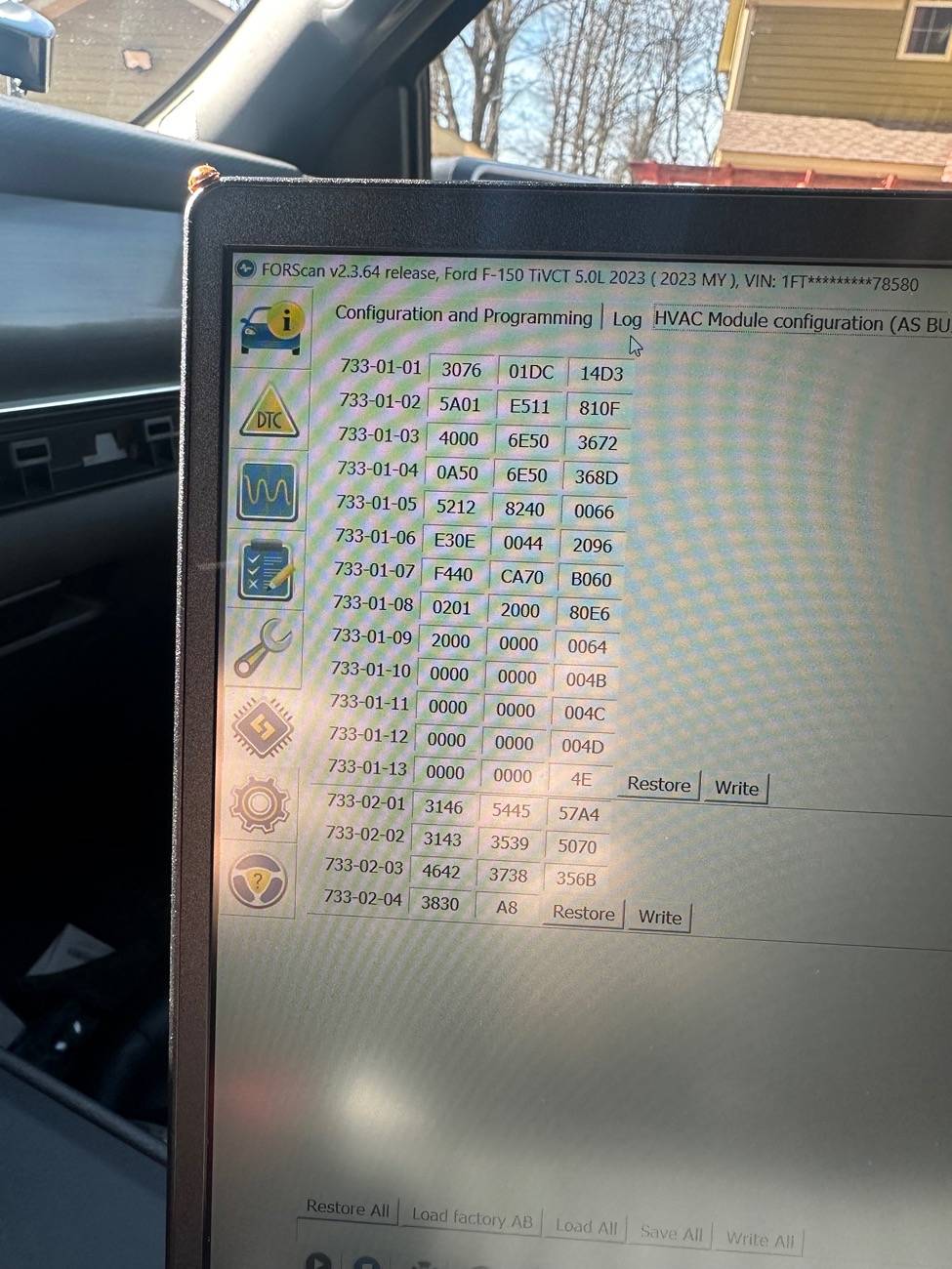 Ford F-150 Auto Climate Control Upfit to a STX IMG_6368