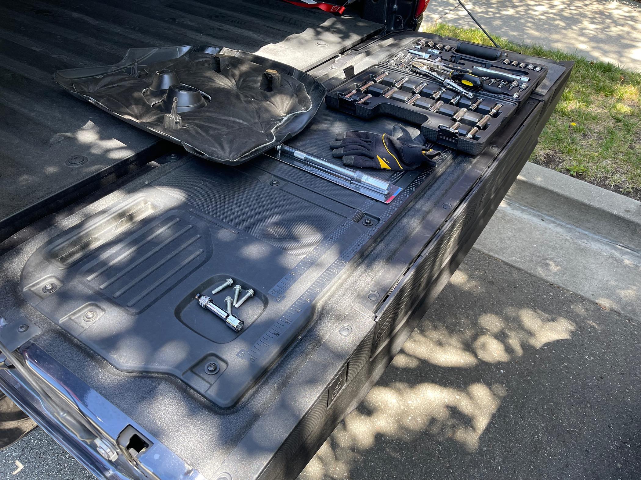 Ford F-150 The F150 tailgate is a great workbench IMG_6422