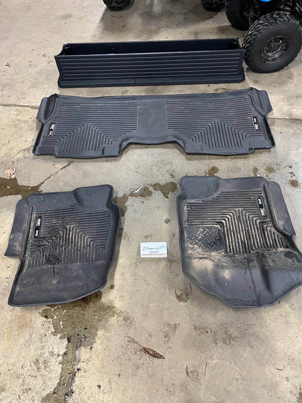 Ford F-150 Husky xact contour mats for OEM folding storage IMG_6466