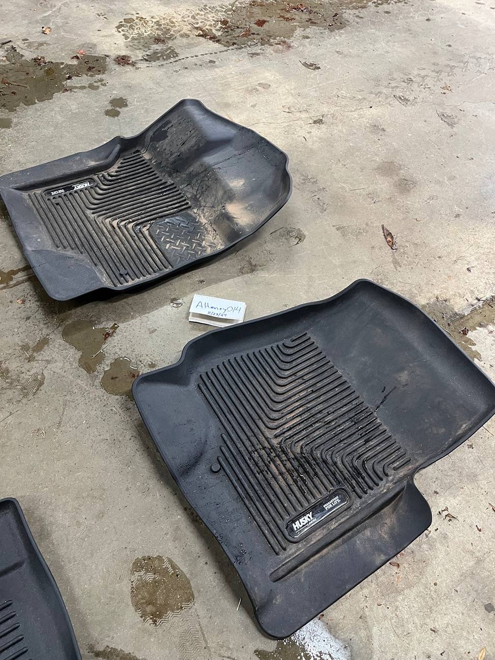 Ford F-150 Husky xact contour mats for OEM folding storage IMG_6467