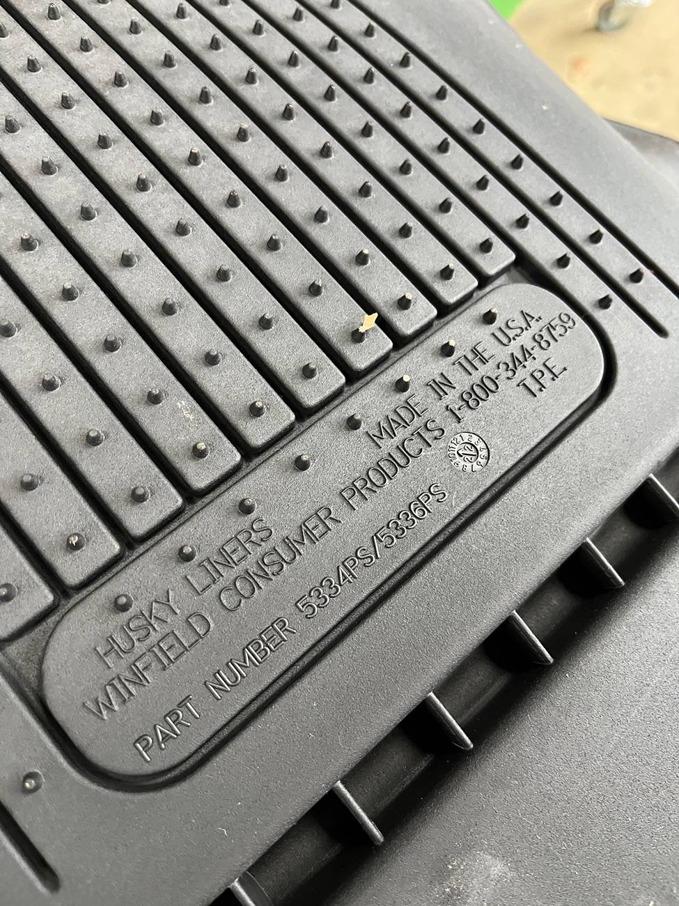 Ford F-150 Husky xact contour mats for OEM folding storage IMG_6471