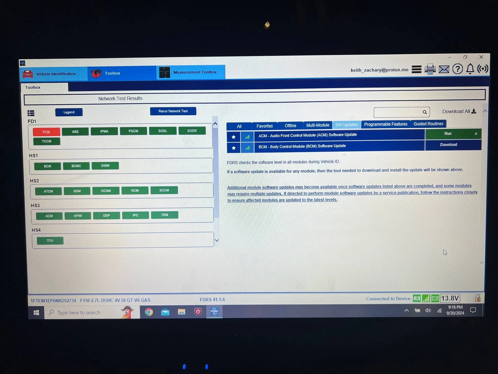 Ford F-150 ECU module programming guide using FDRS IMG_6482