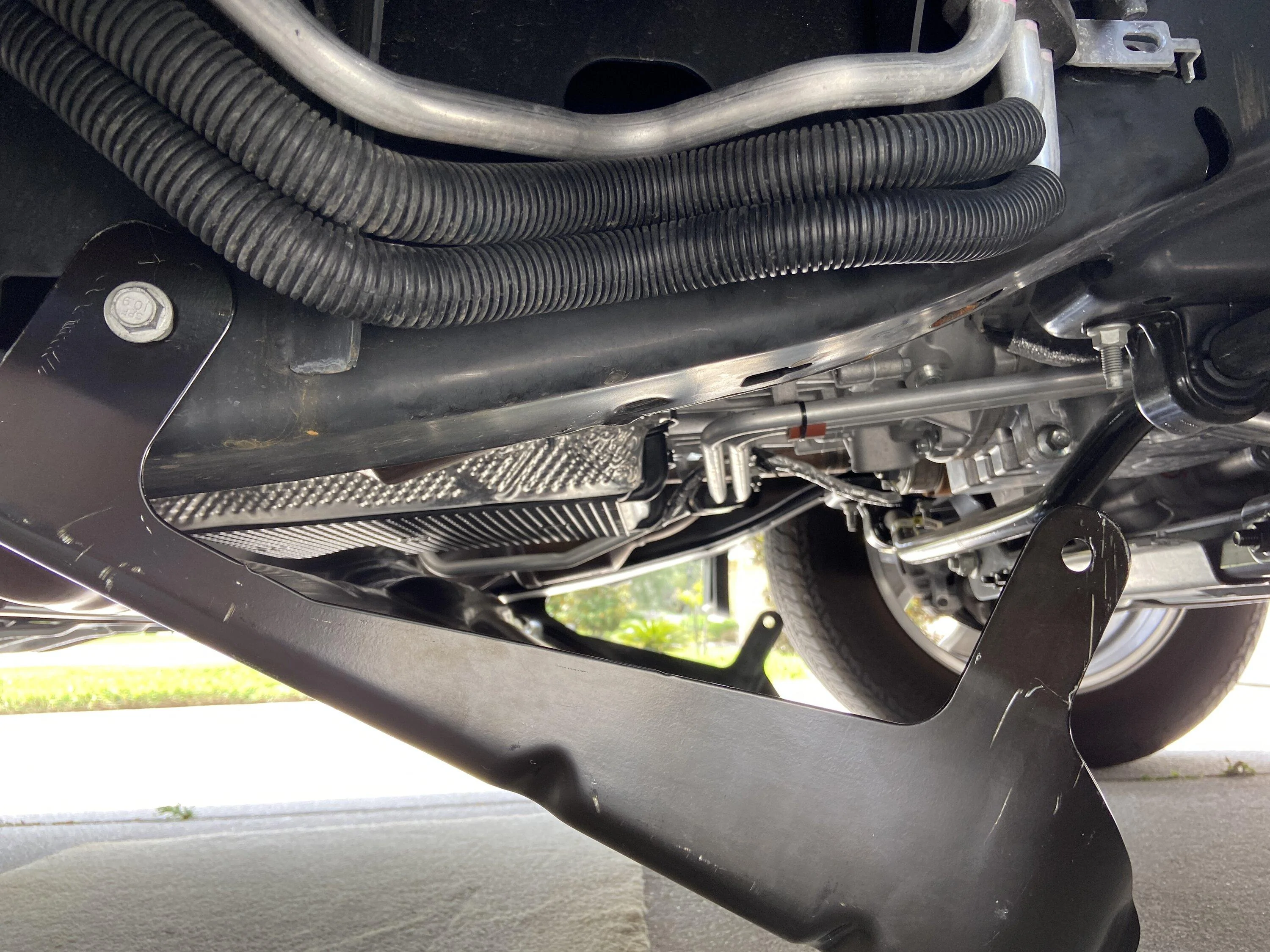 Ford F-150 Factory catalytic converter protection IMG_6523