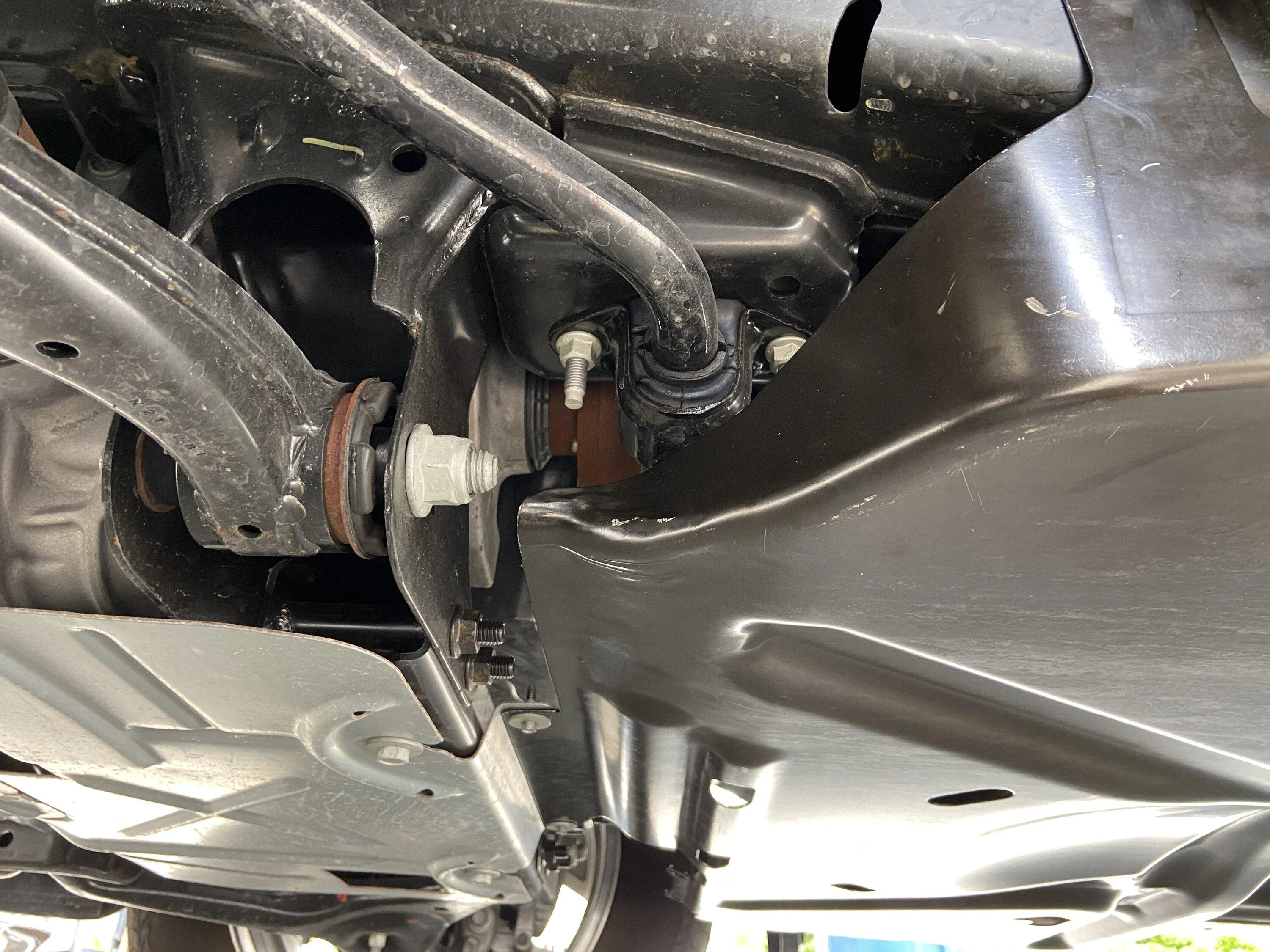 Ford F-150 Factory catalytic converter protection IMG_6526