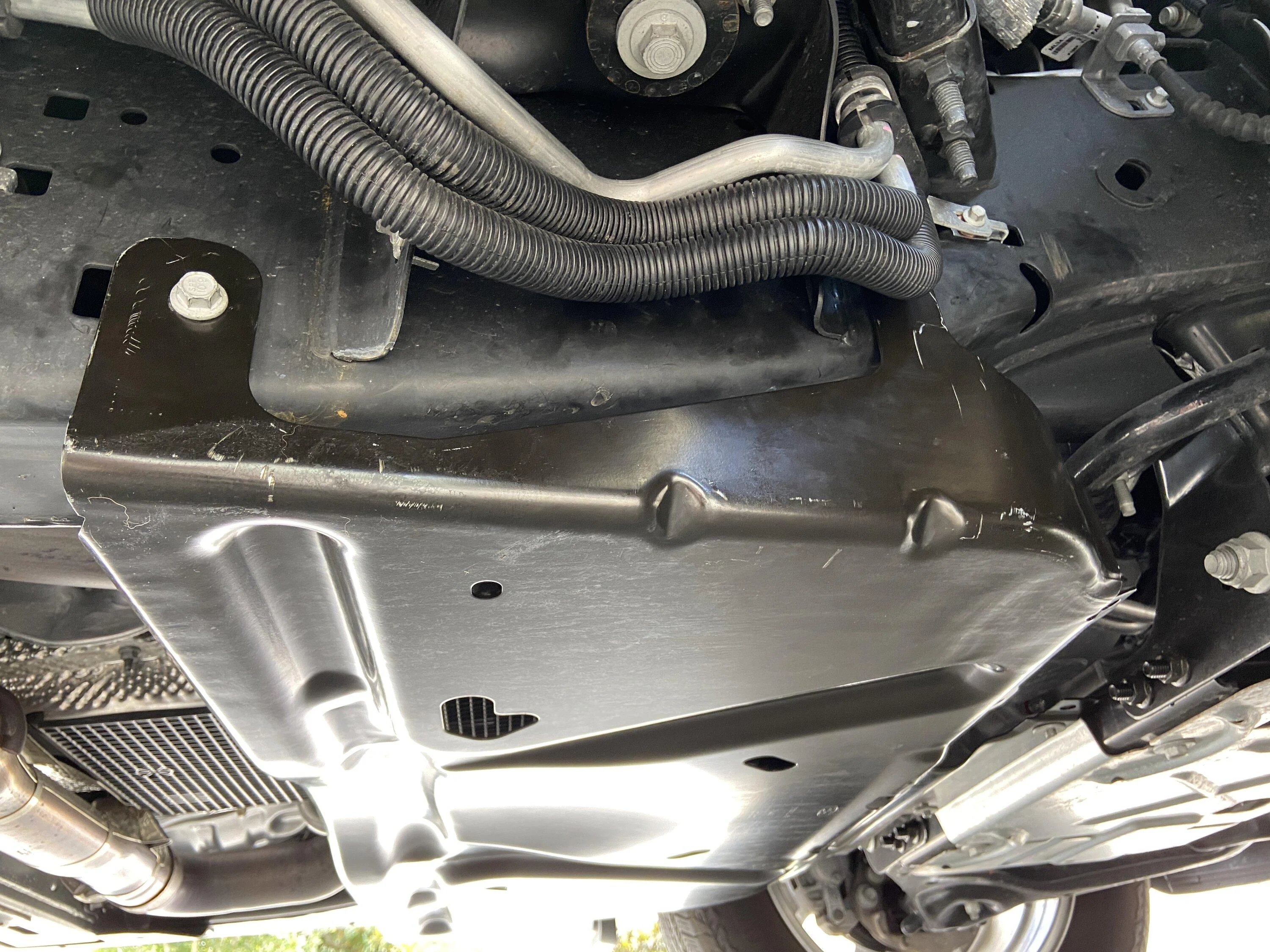 Ford F-150 Factory catalytic converter protection IMG_6528