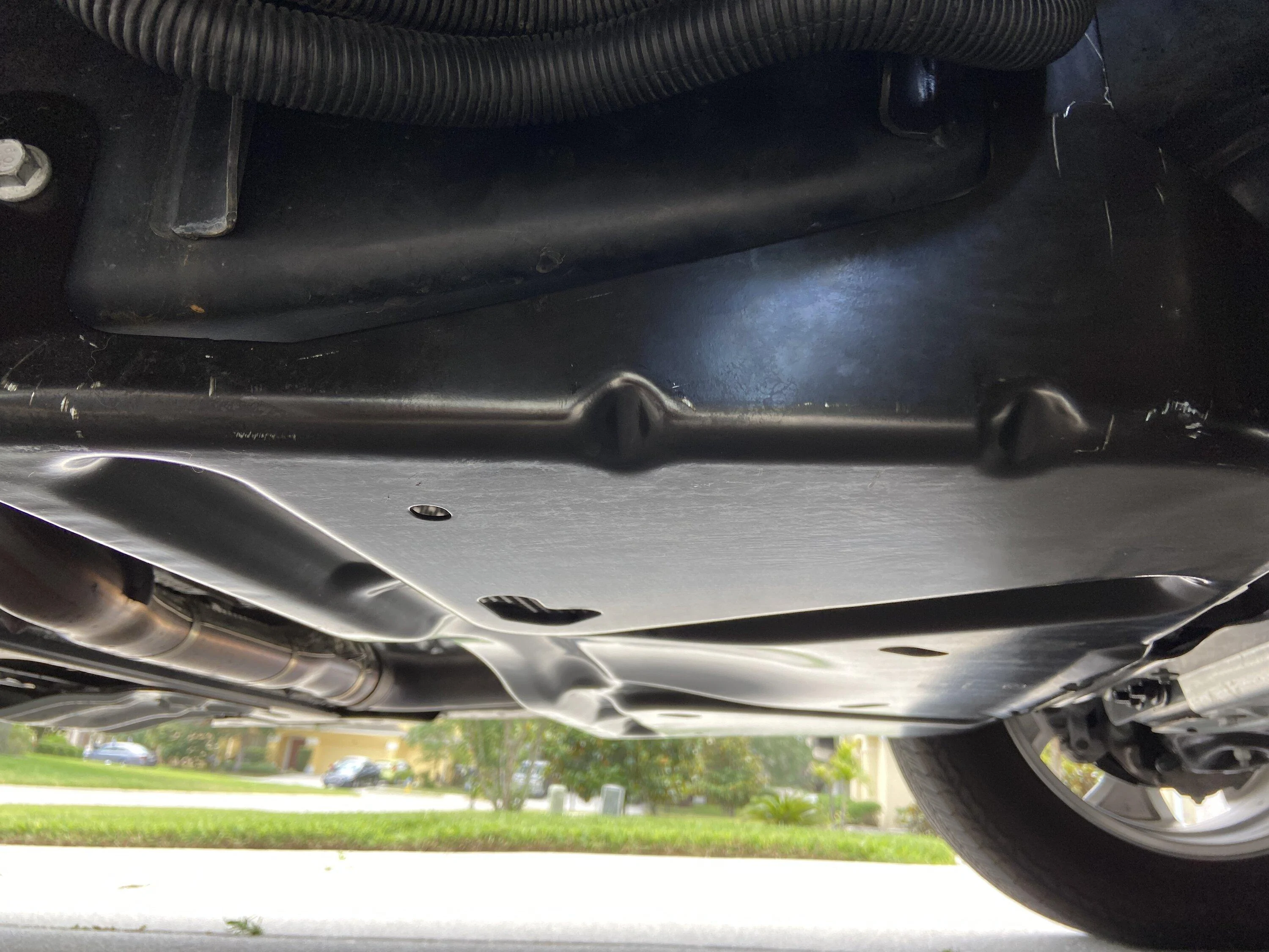 Ford F-150 Factory catalytic converter protection IMG_6532