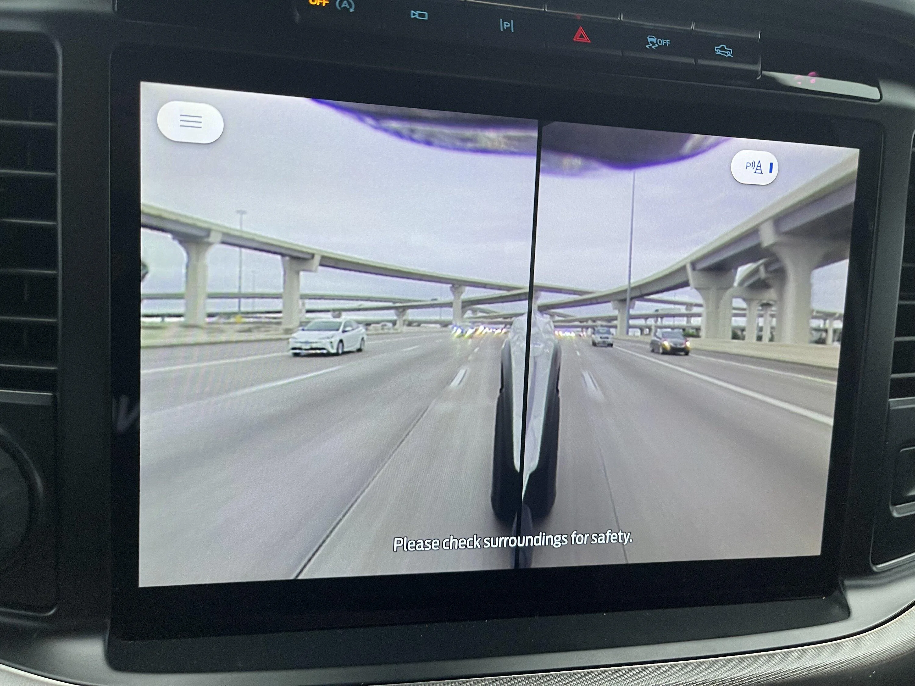 Ford F-150 50/50 view cam at speed help IMG_6783