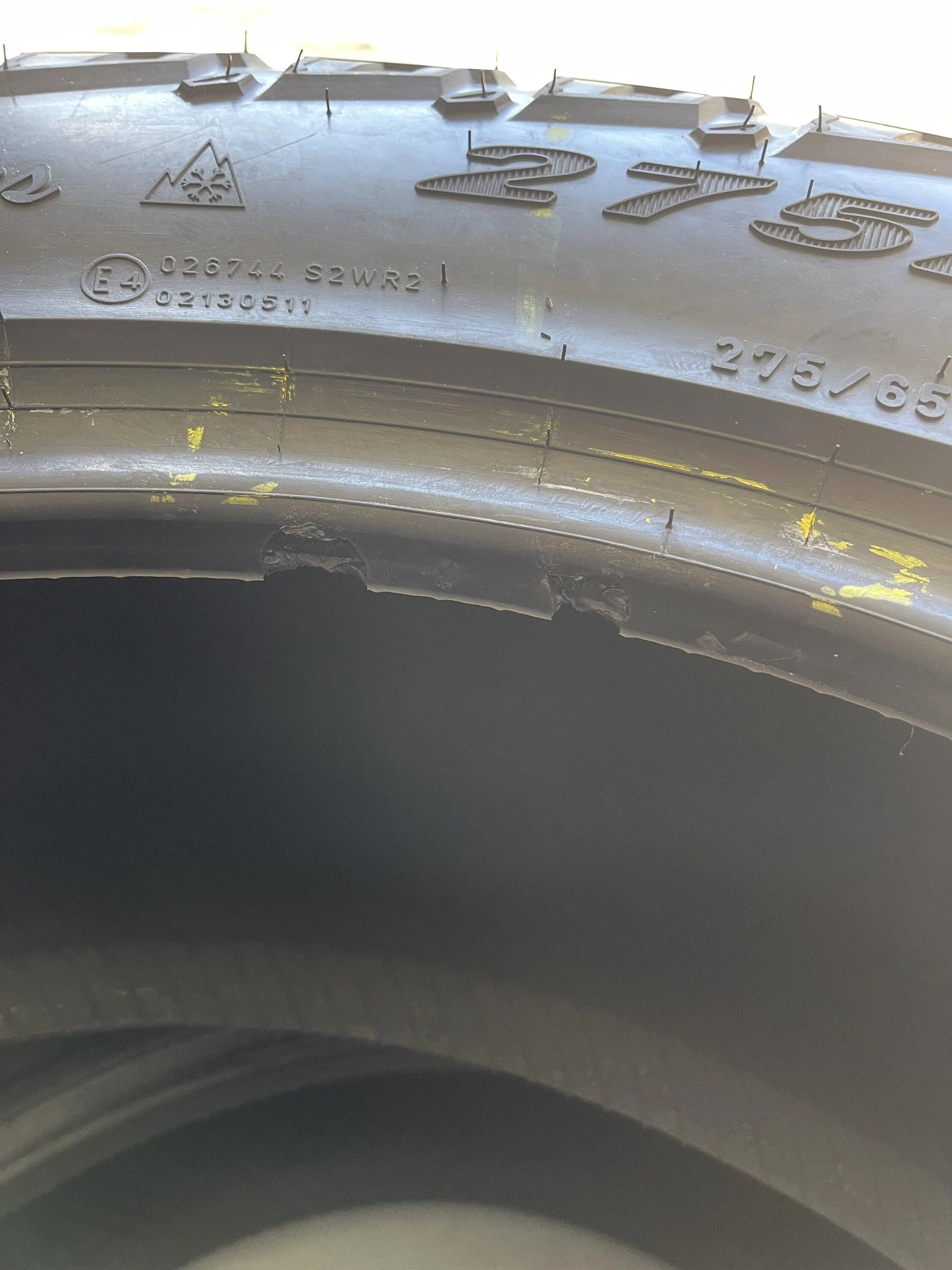 Ford F-150 Bead Damage - Think these will hold air? IMG_6843
