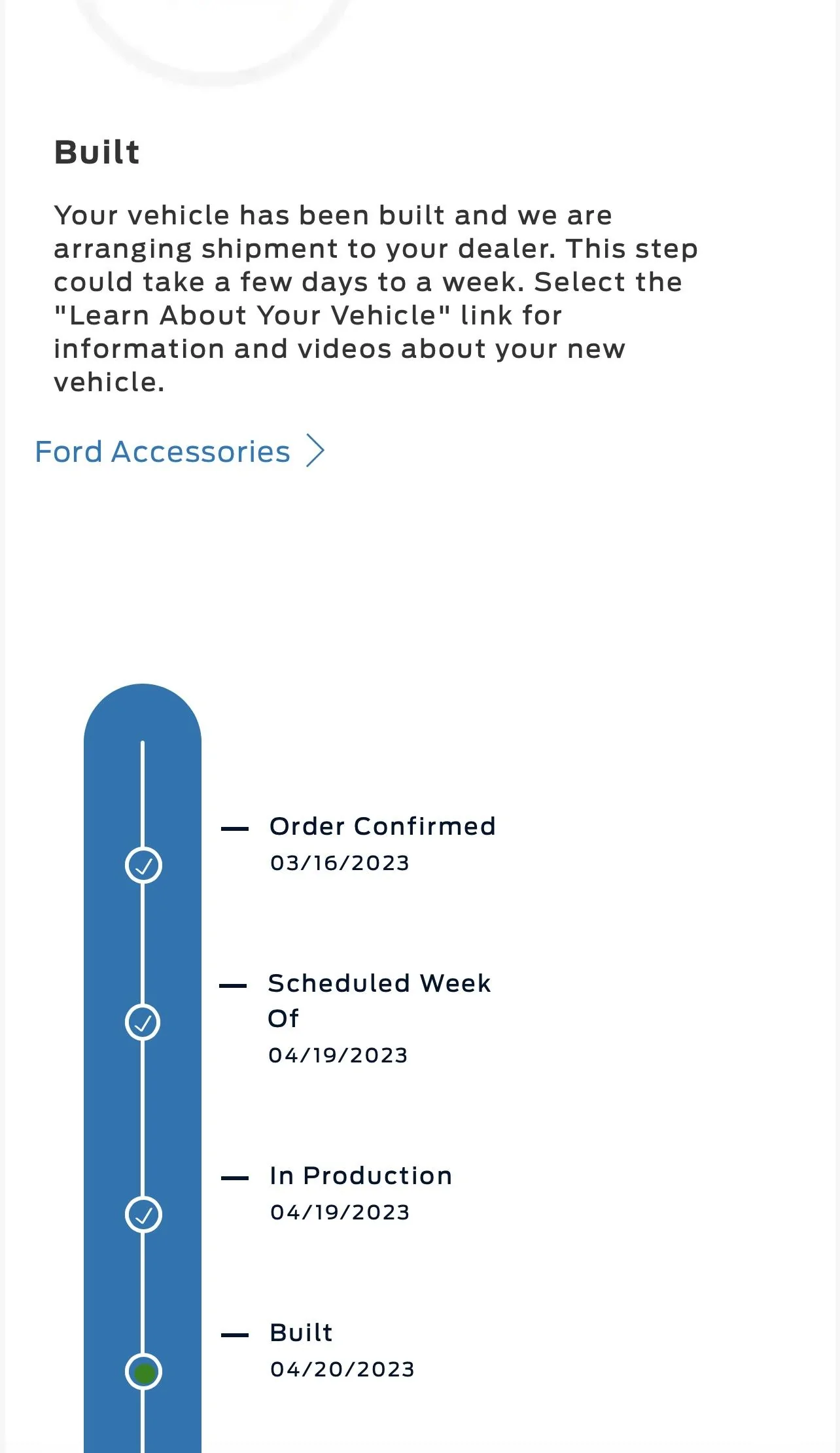 Ford F-150 4/17/2023 Build Week IMG_6907