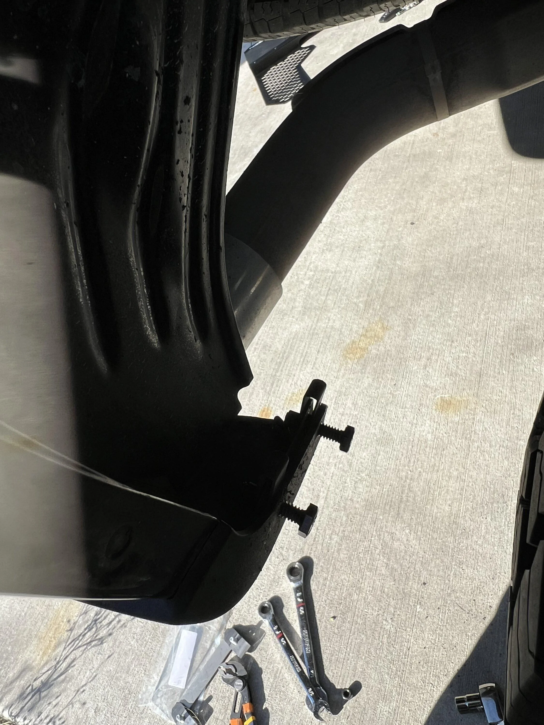 Ford F-150 RekGen universal mudflaps on rear IMG_7038