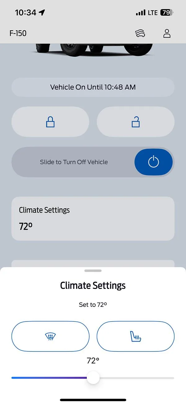 Ford F-150 Ford Pass V5.12.0 Climate Controls IMG_7096