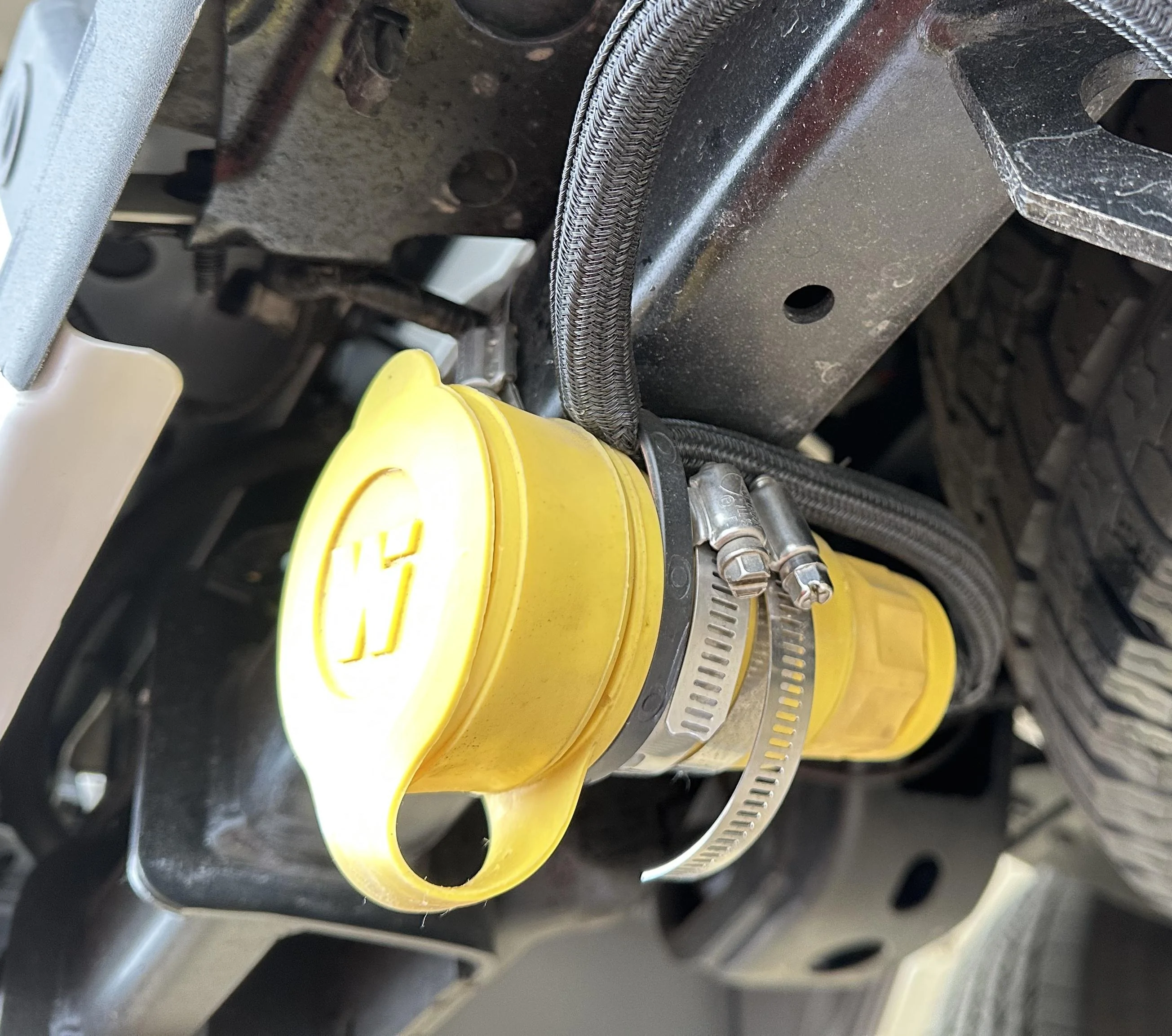 Ford F-150 Pro Power Onboard Generator 7.2K Powering a Trailer While Driving -- IT WORKS! IMG_7140