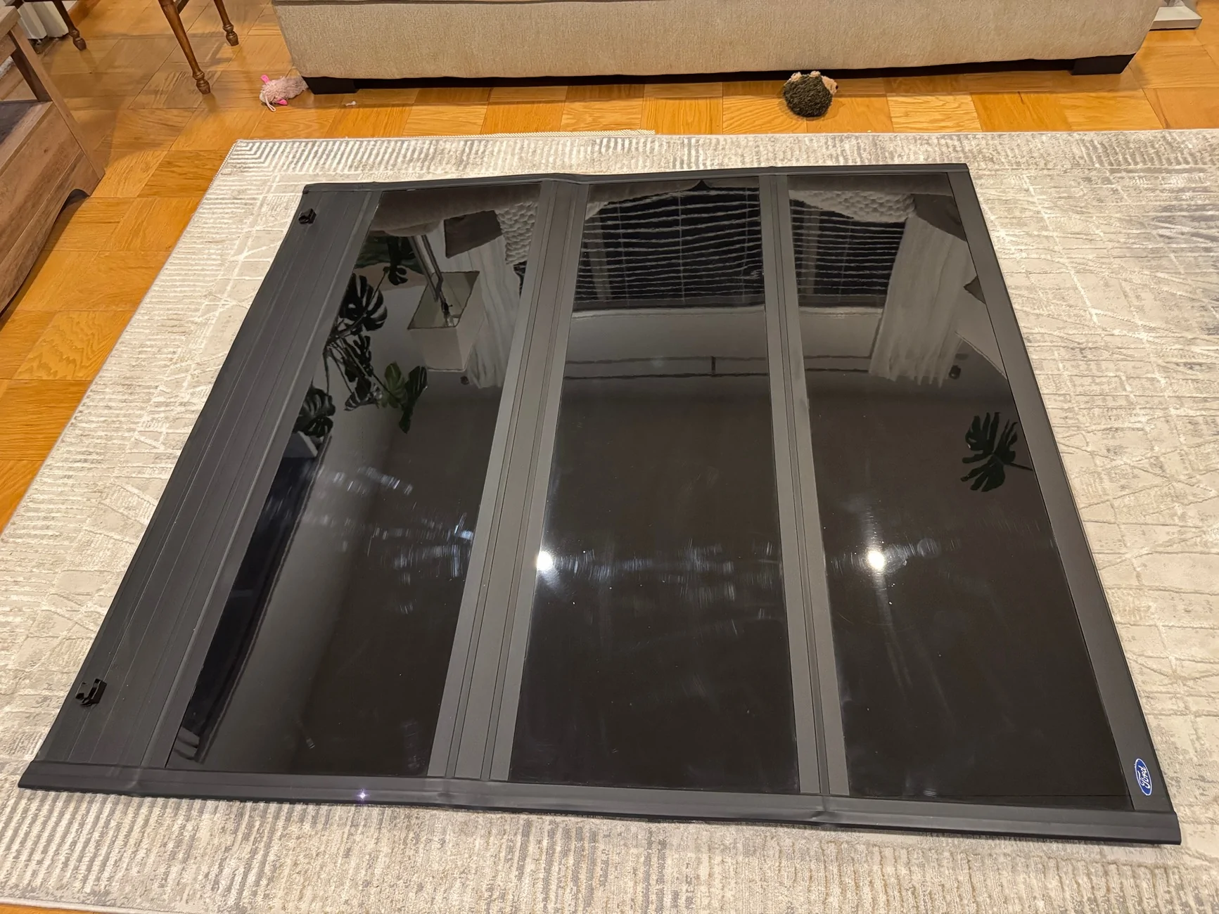 Ford F-150 For Sale: Black Ford-Branded F-150 2015-2025 REV Hard Folding Bed Cover for 5.5 Foot Bed IMG_7245