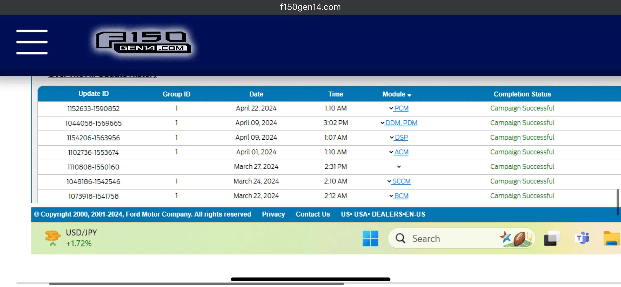 Ford F-150 OTA issues with Cobb tuner IMG_7247
