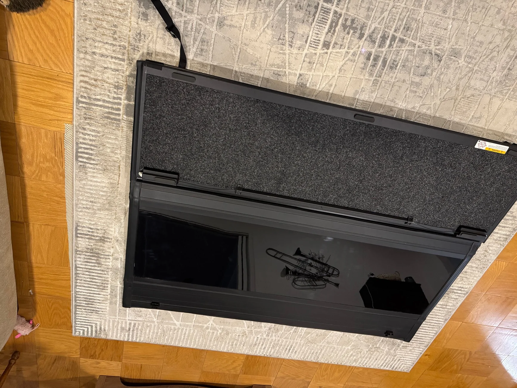 Ford F-150 For Sale: Black Ford-Branded F-150 2015-2025 REV Hard Folding Bed Cover for 5.5 Foot Bed IMG_7248