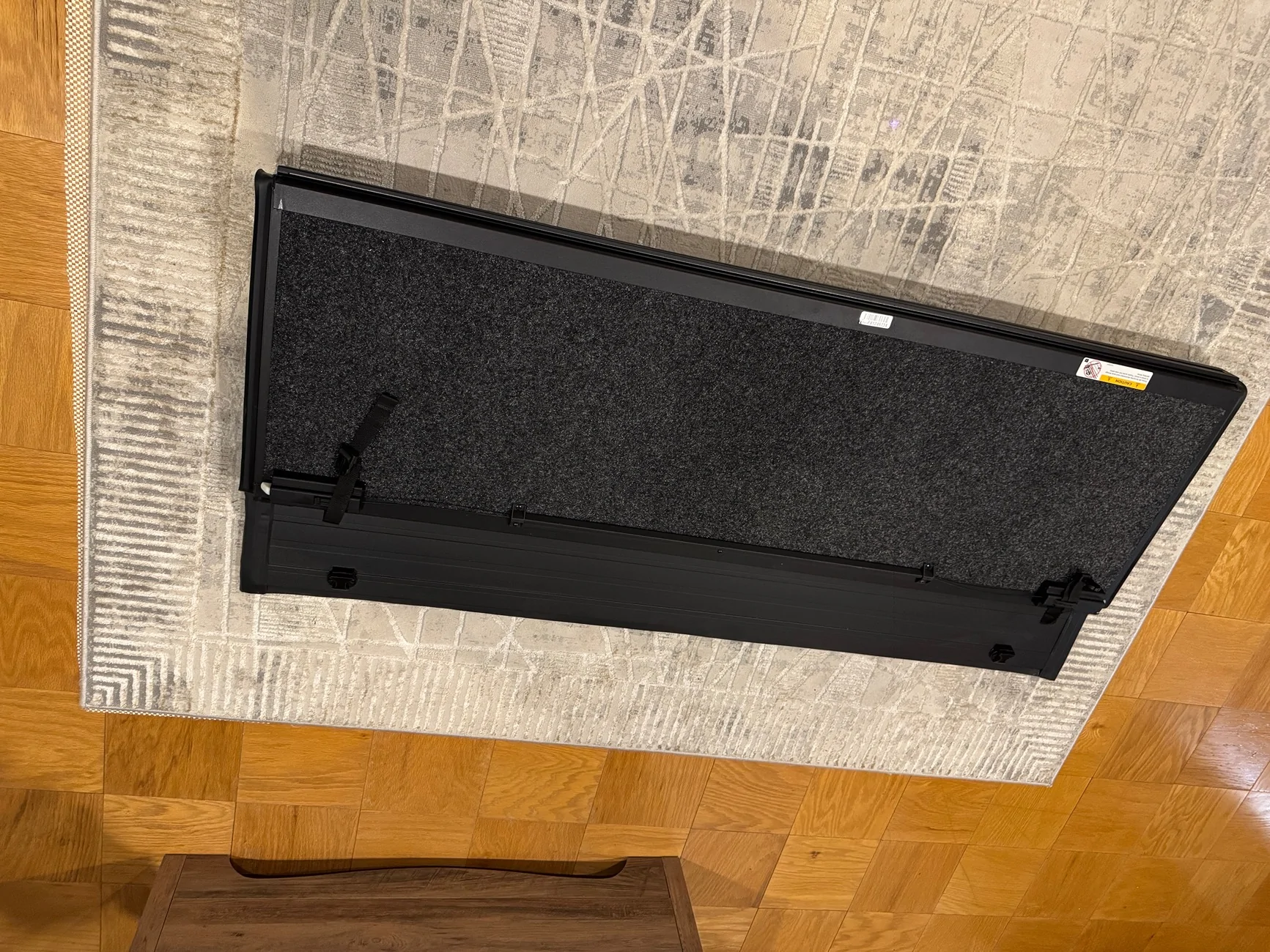 Ford F-150 For Sale: Black Ford-Branded F-150 2015-2025 REV Hard Folding Bed Cover for 5.5 Foot Bed IMG_7249