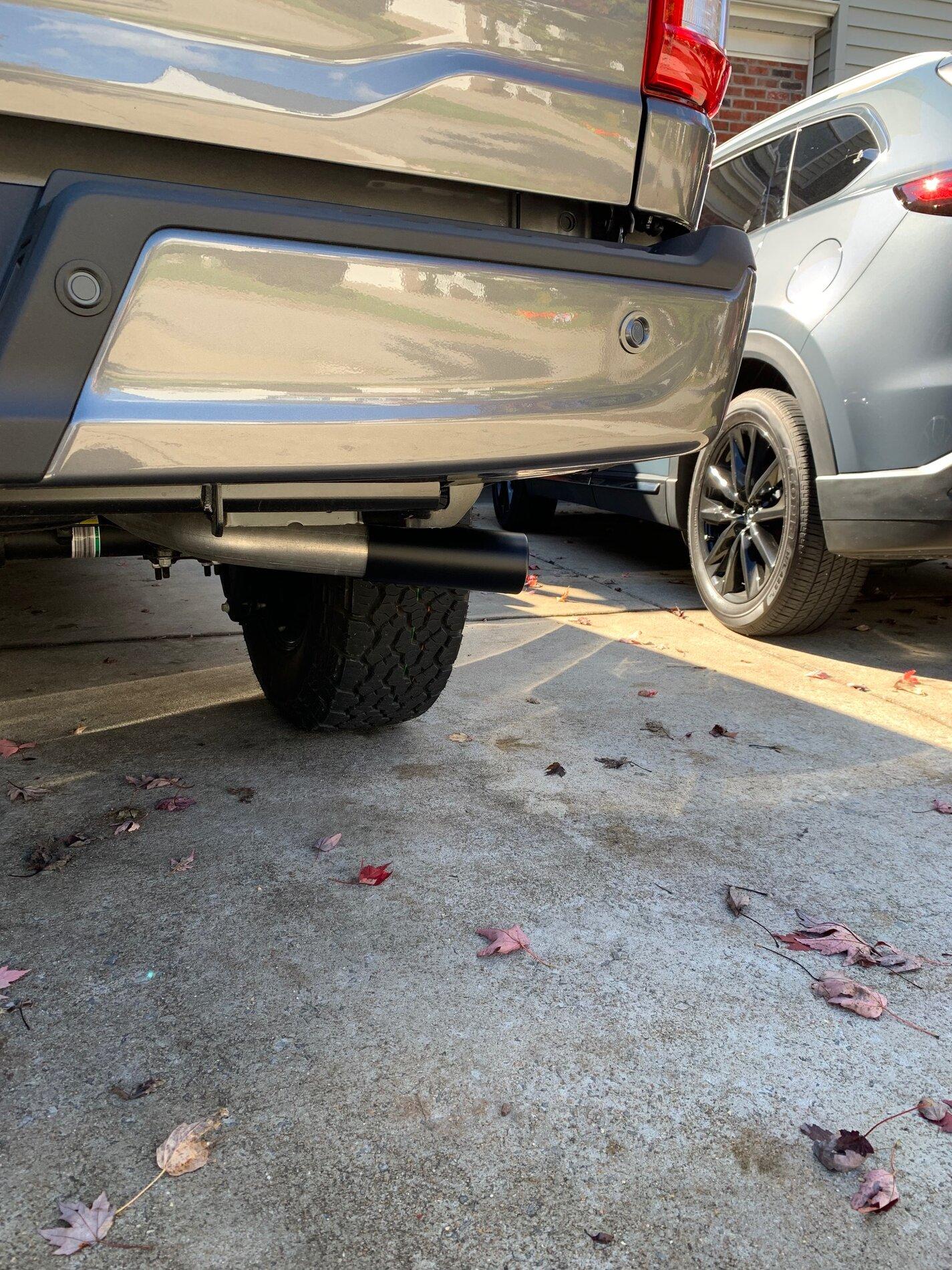 Ford F-150 Swapping chrome exhaust tip IMG_7350