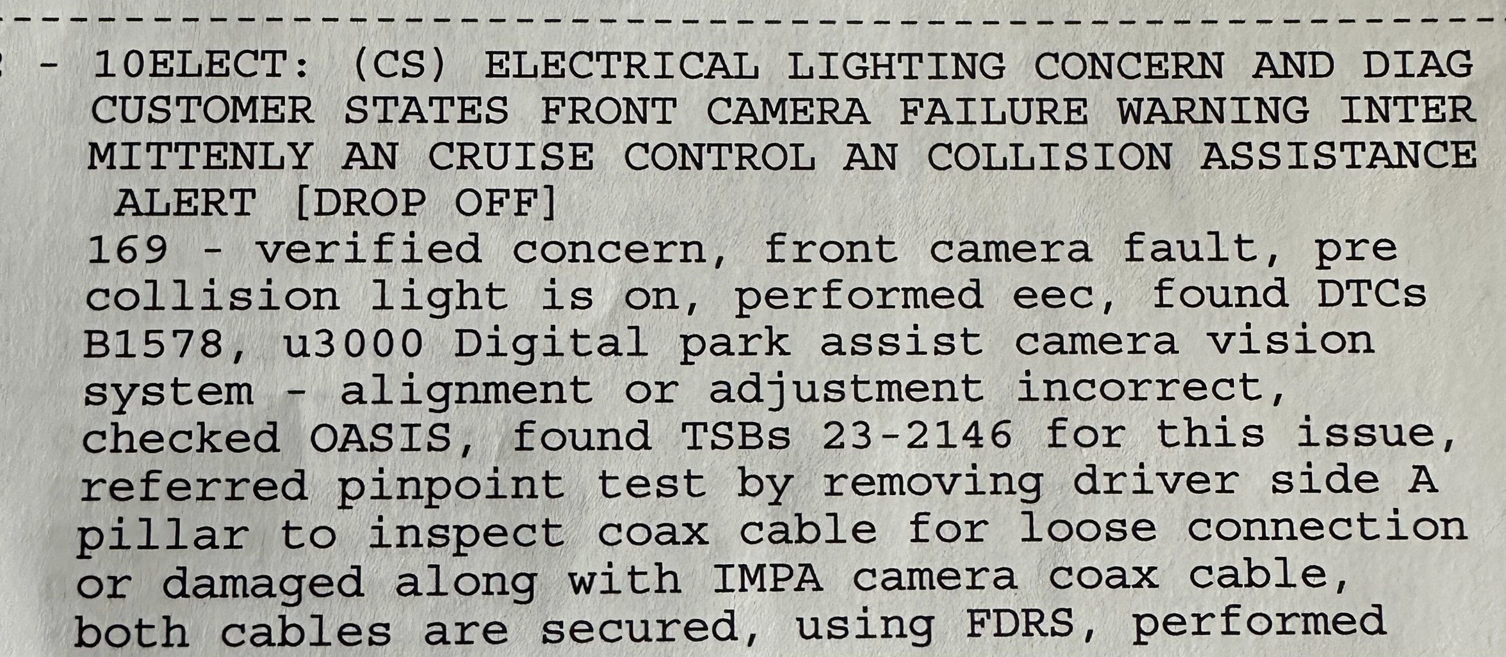Ford F-150 Front Camera Fault, Pre-Collision Assist and Adaptive Cruise not Available IMG_7388