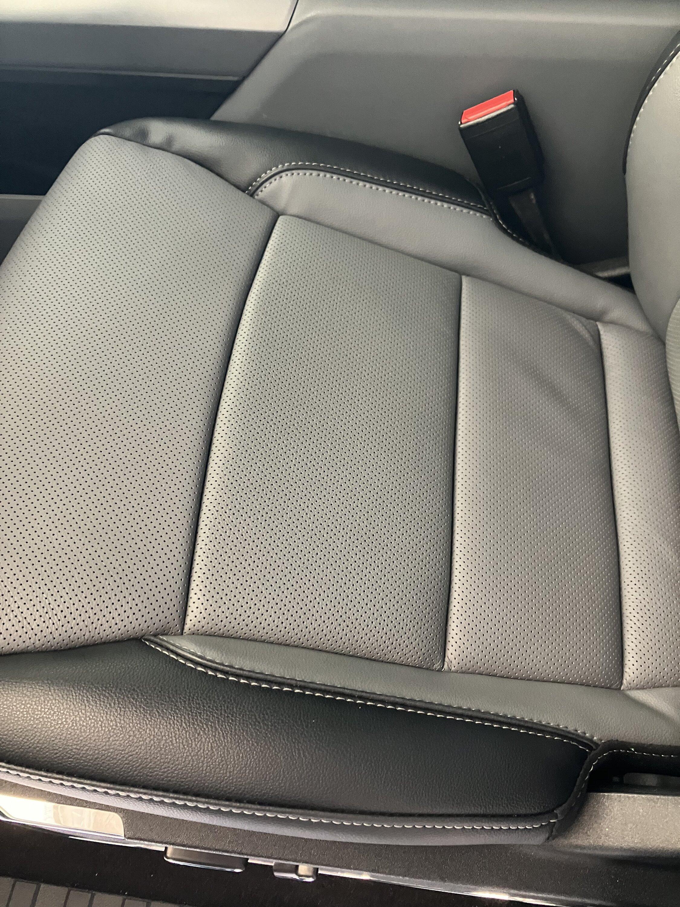 Ford F-150 Poor leather replacement IMG_7409