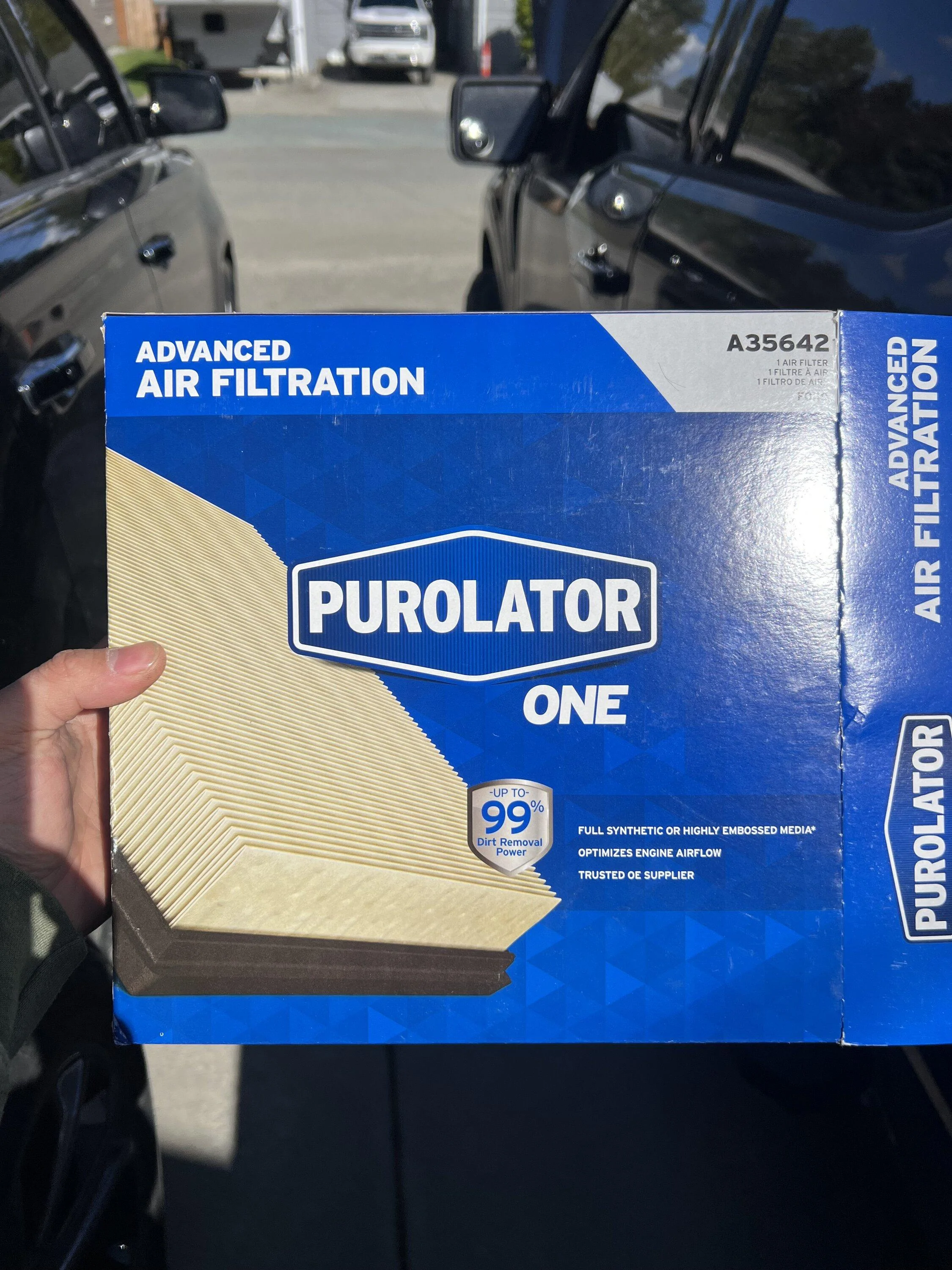 Ford F-150 Purolator ONE air filter IMG_7413