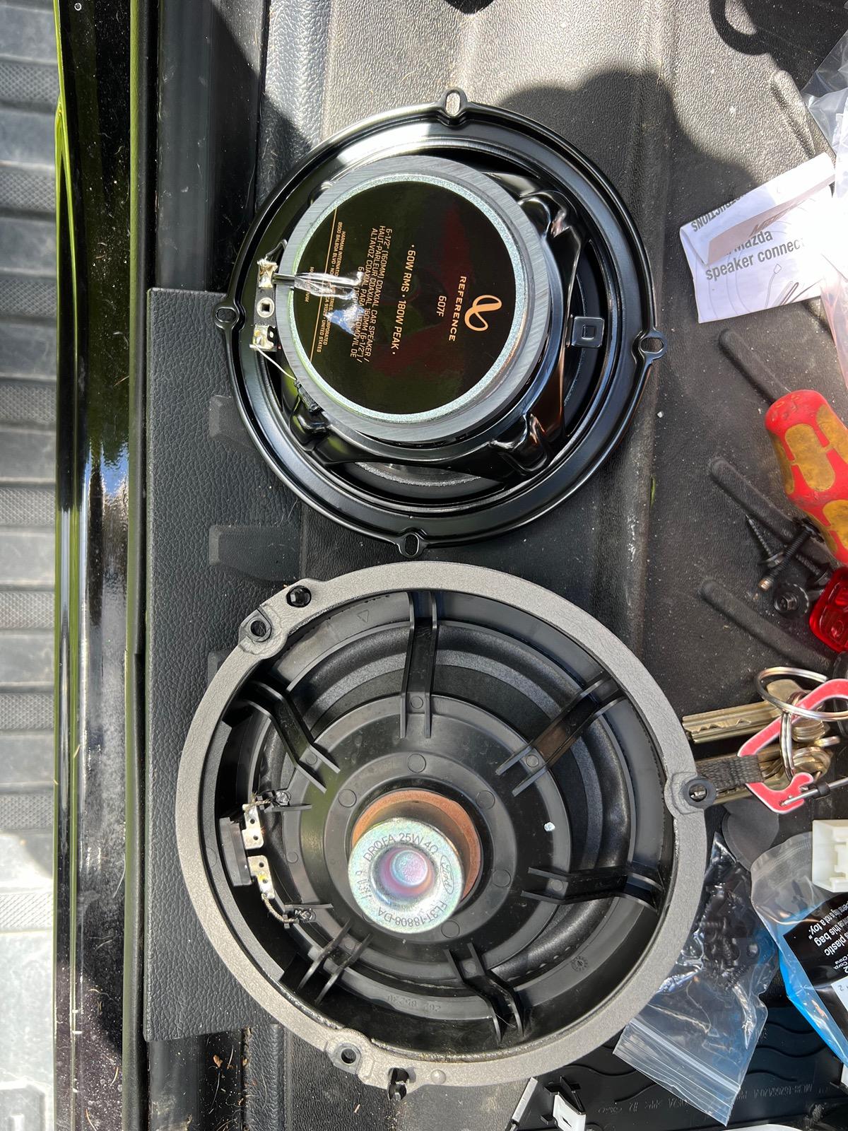 Ford F-150 Update: Blown rear speaker 2021 B&O system IMG_7421