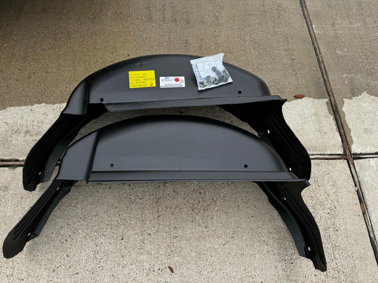 Ford F-150 Installed wheel well liners on Tremor IMG_7427