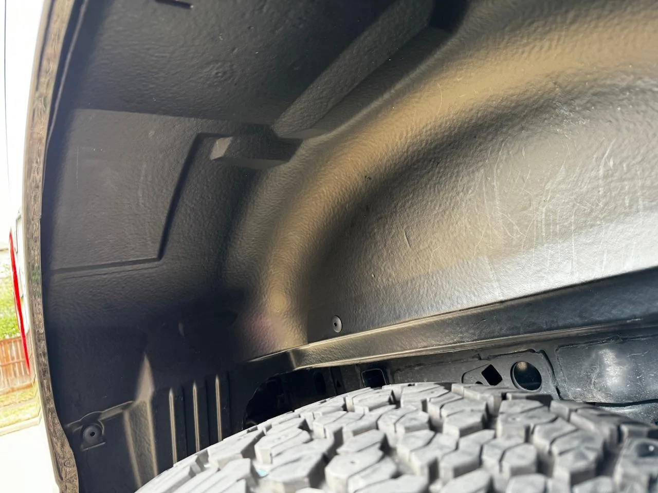 Ford F-150 Installed wheel well liners on Tremor IMG_7440