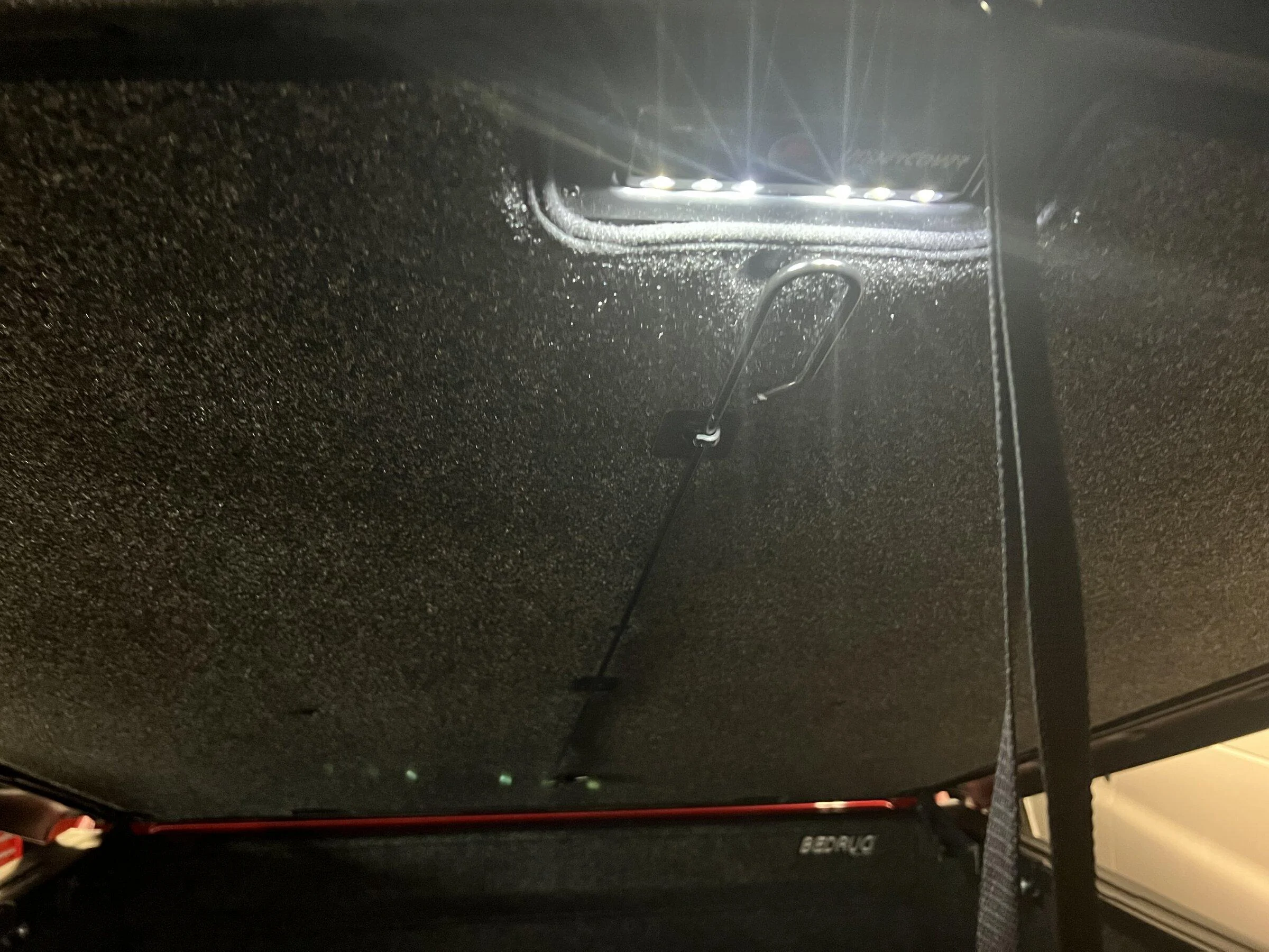 Ford F-150 Installed color matched paint bed Bed Cover and Bed Rug IMG_7504