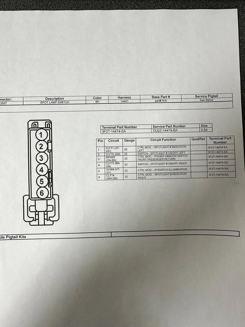 Ford F-150 Auxiliary spot lights / lighting switch placment IMG_7565