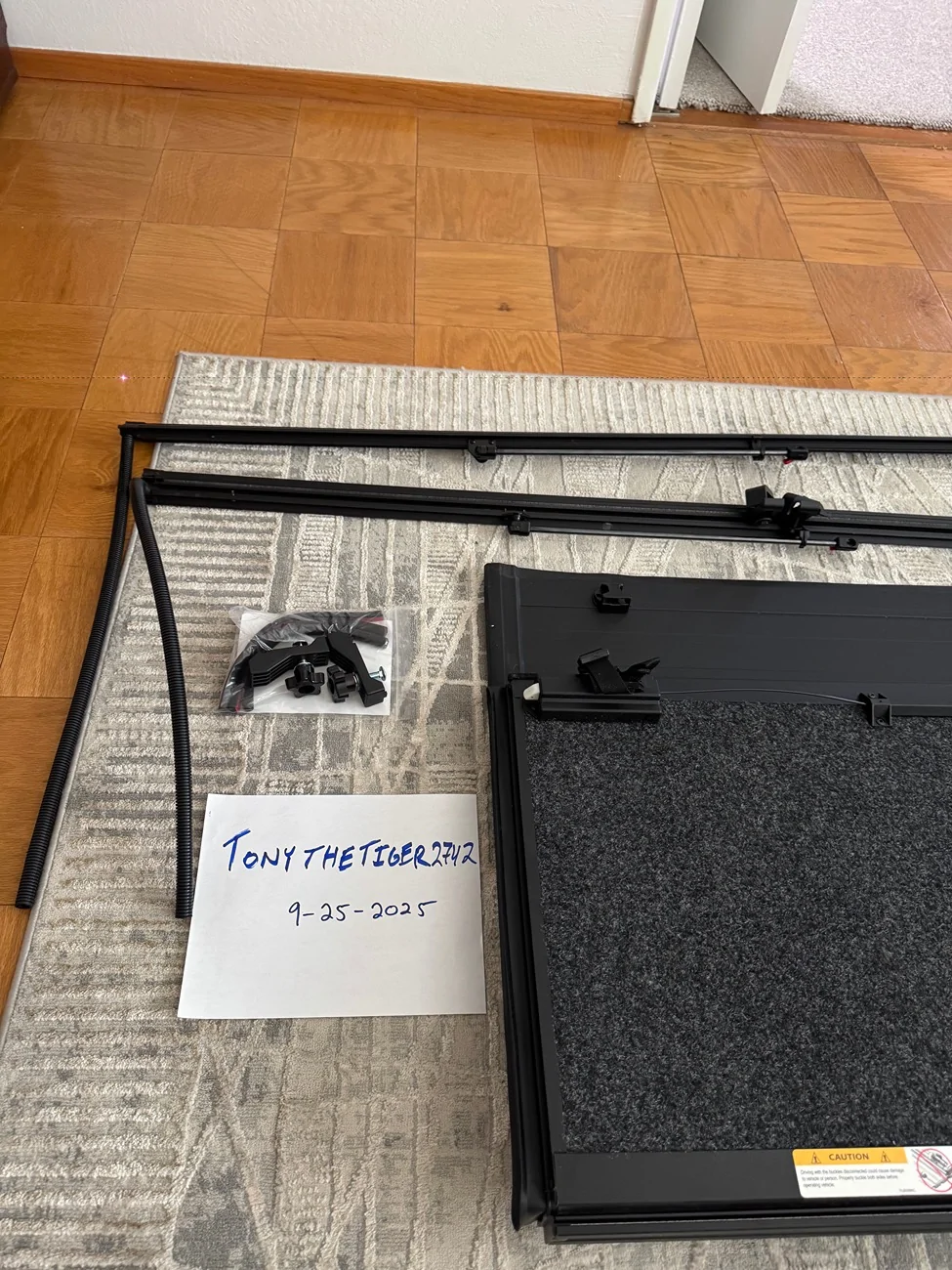 Ford F-150 For Sale: Black Ford-Branded F-150 2015-2025 REV Hard Folding Bed Cover for 5.5 Foot Bed IMG_7583