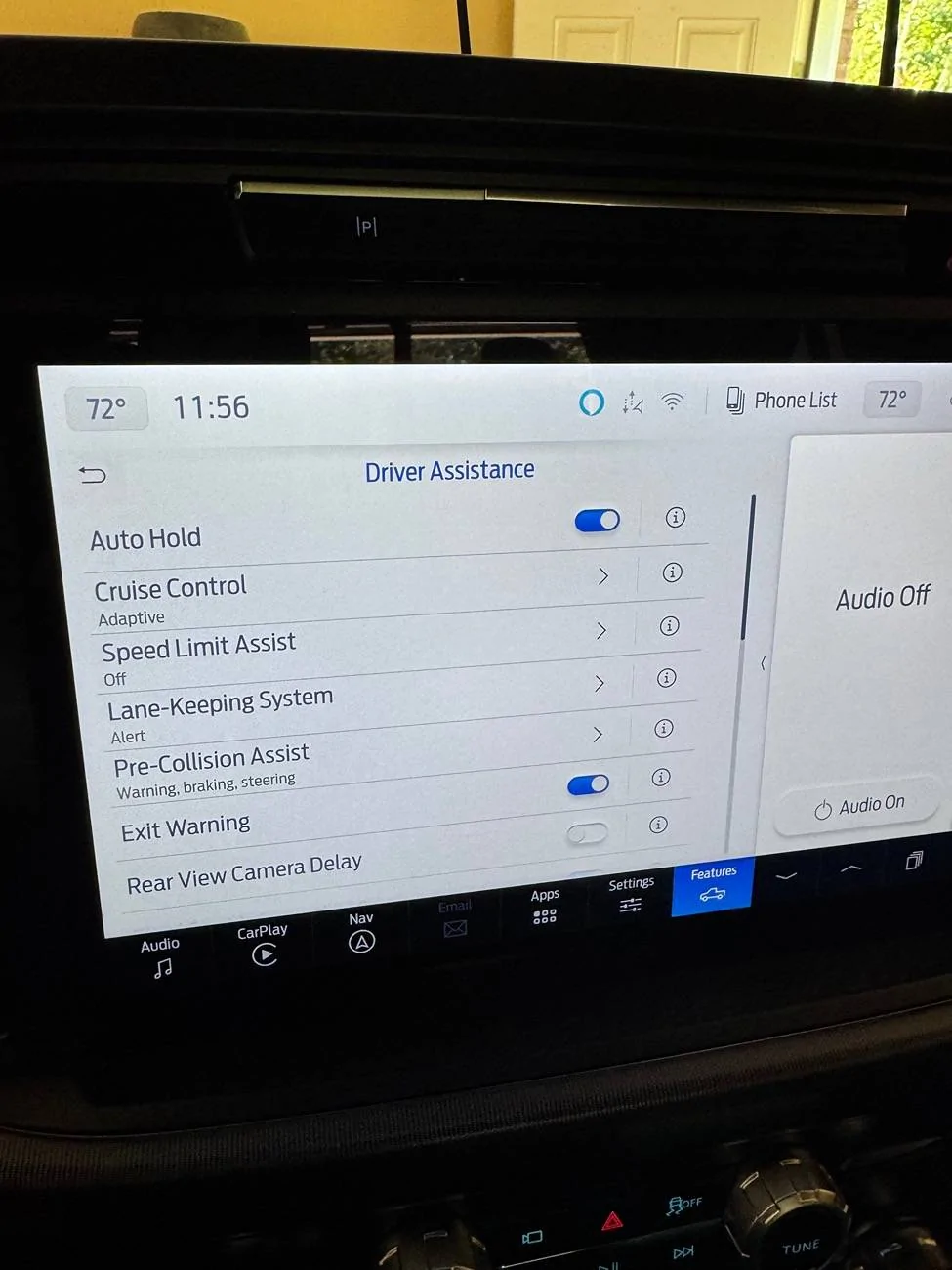 Ford F-150 Hands on steering wheel alert IMG_7584