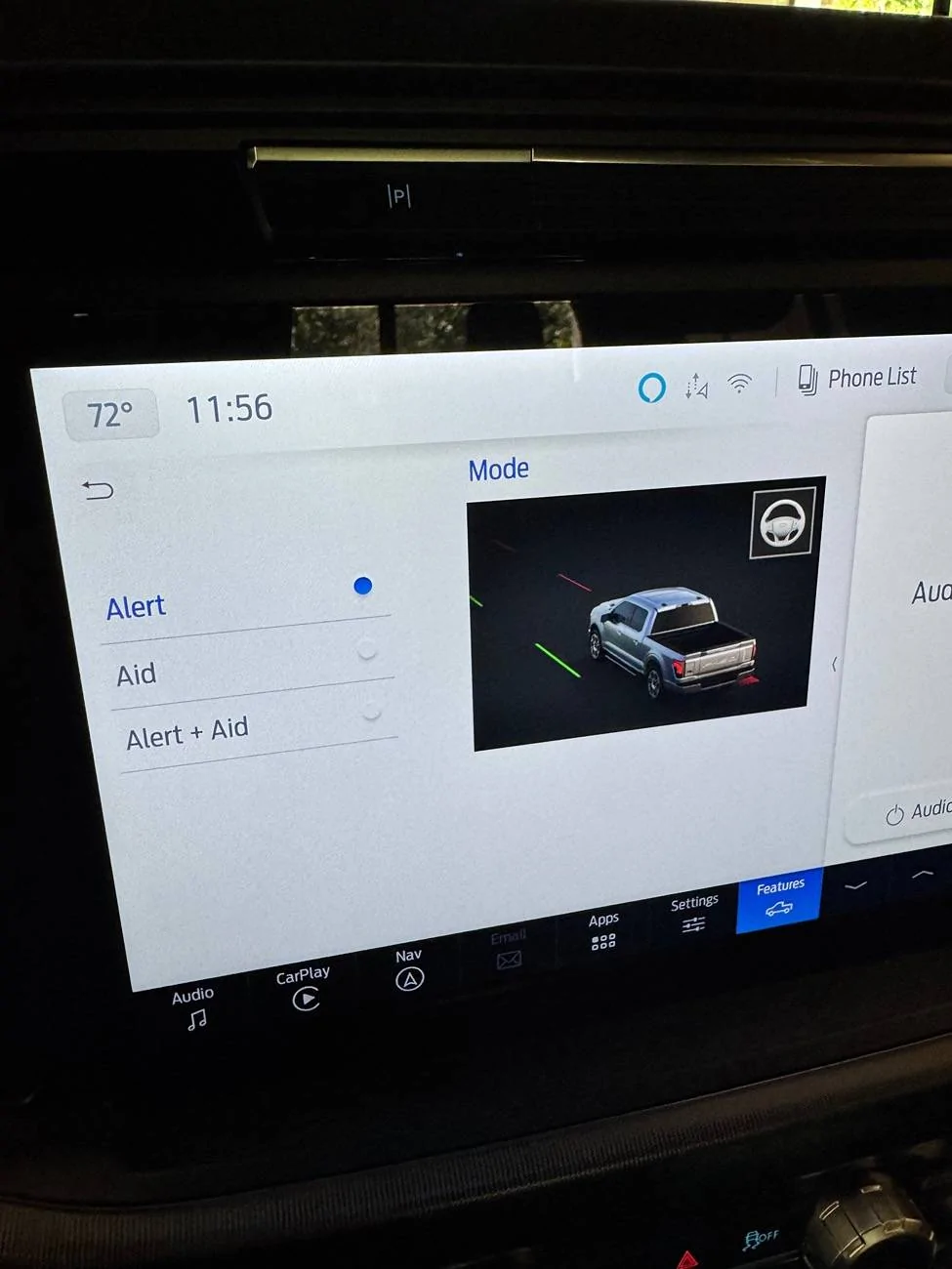 Ford F-150 Hands on steering wheel alert IMG_7586