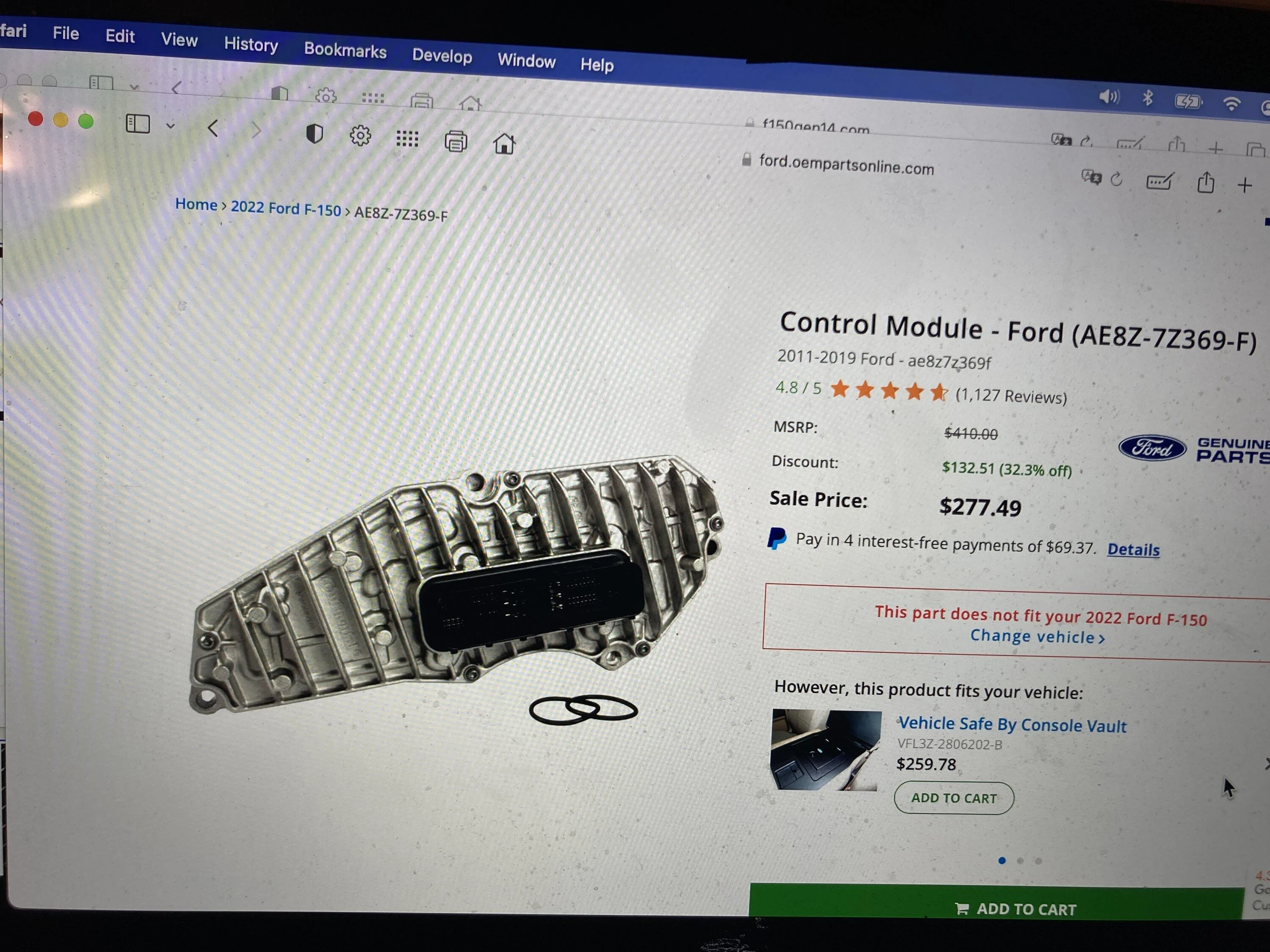 Ford F-150 Finally got second gear issue fixed IMG_7649