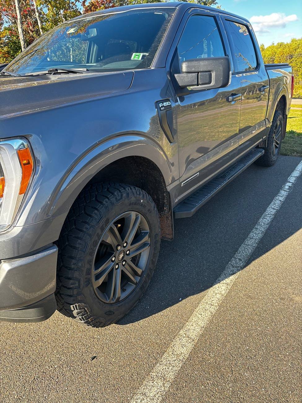 Ford F-150 Goodyear Wrangler Duratrac RT installed IMG_7694