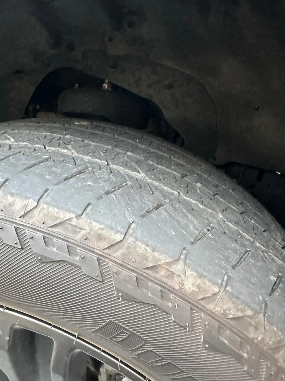 Ford F-150 Do I Need to Replace Tires? Outer Tread Wear IMG_7695