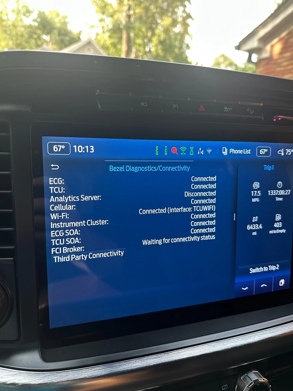 Ford F-150 Sync Bezel Diagnostics IMG_7794
