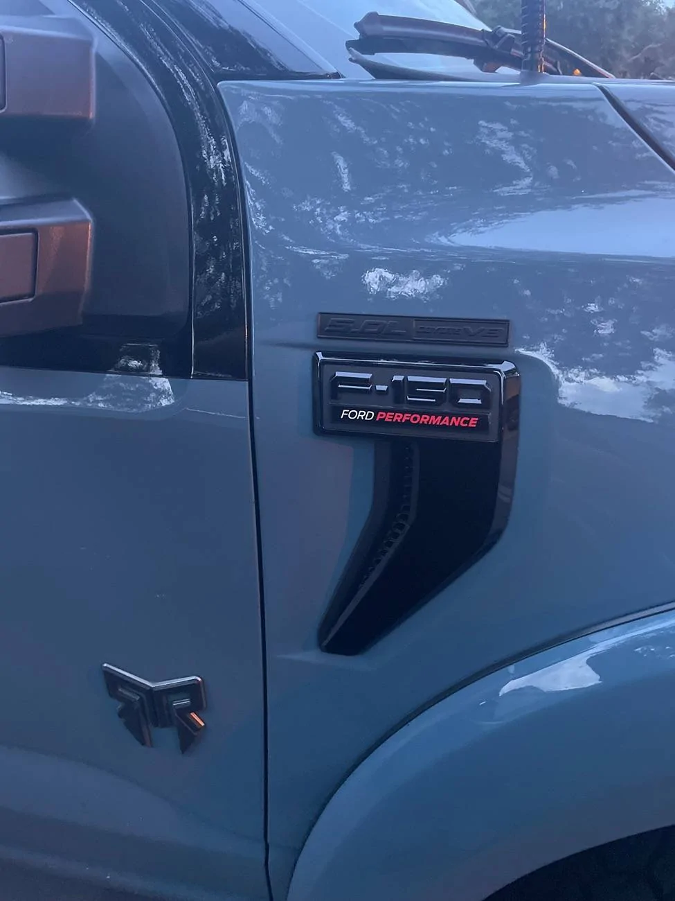 Ford F-150 5.0L Badges added to Lariat Black Pack IMG_7812