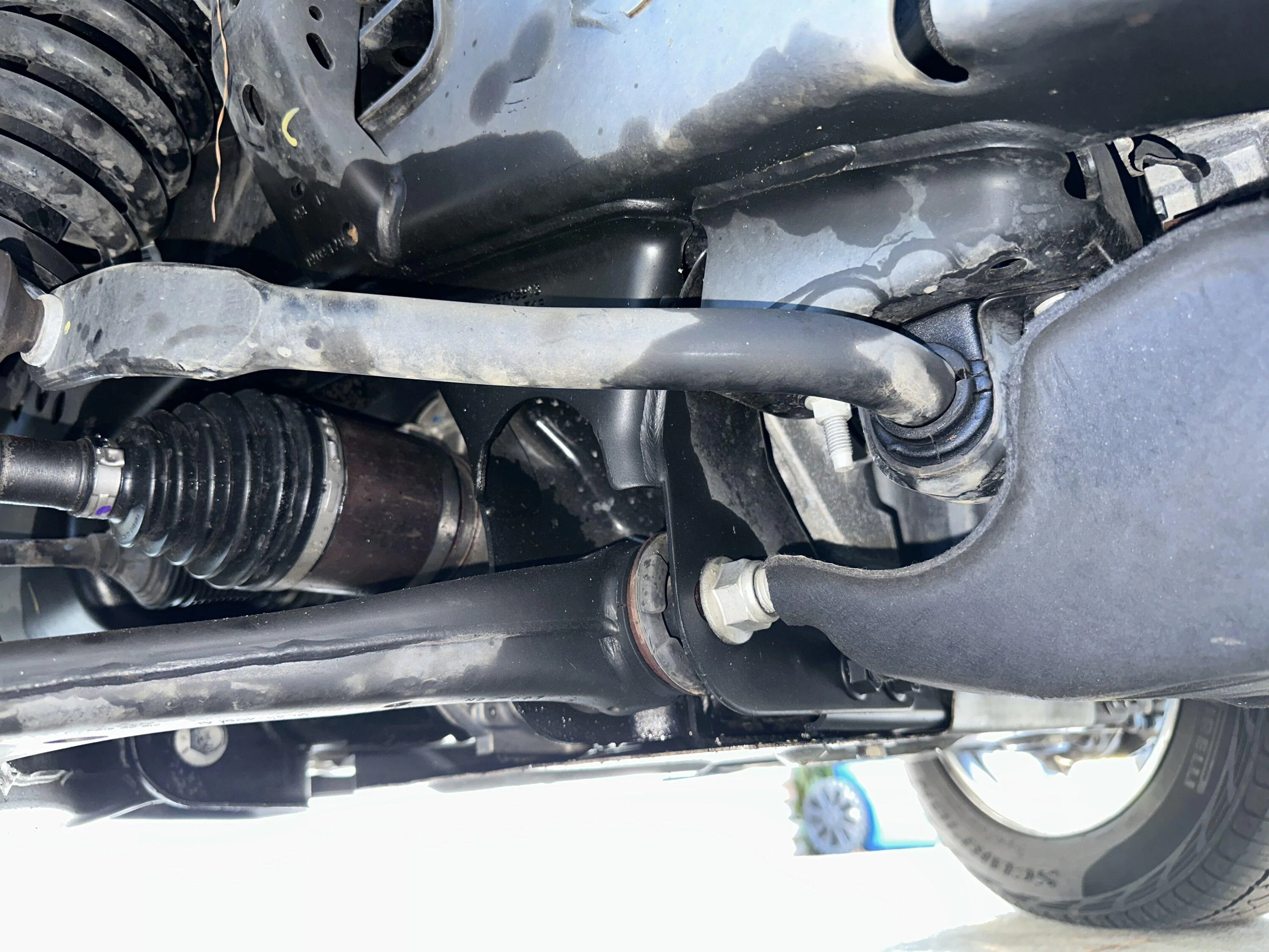 Ford F-150 CV axle oil/wet looking spot on the hub (photo attached) IMG_7828